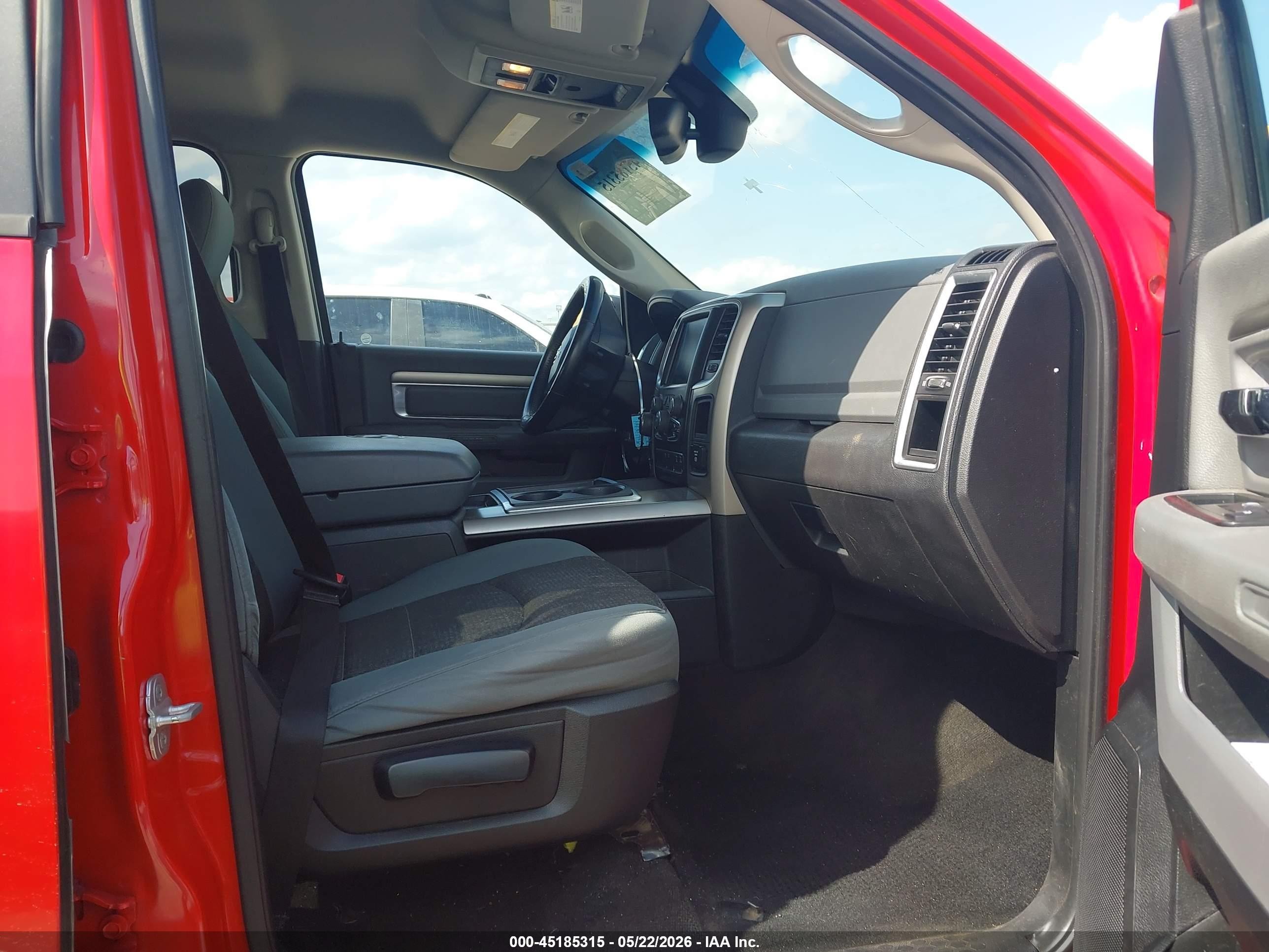2014 Ram 1500 Big Horn Red vin: 1C6RR6LT9ES101949