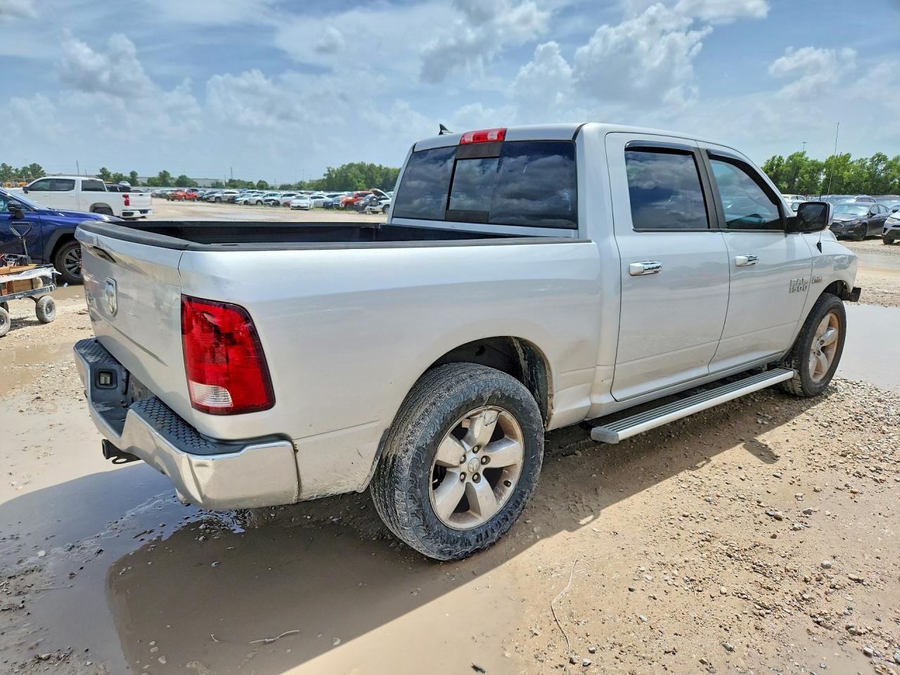 2014 Ram 1500 Slt Серебряный vin: 1C6RR6LT9ES190017