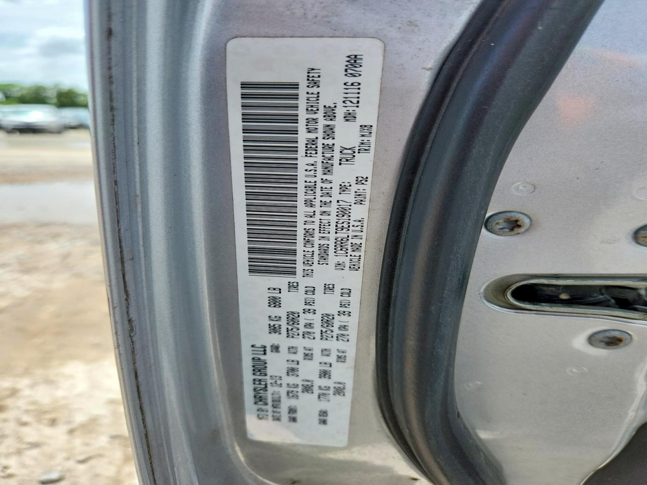 2014 Ram 1500 Slt Серебряный vin: 1C6RR6LT9ES190017