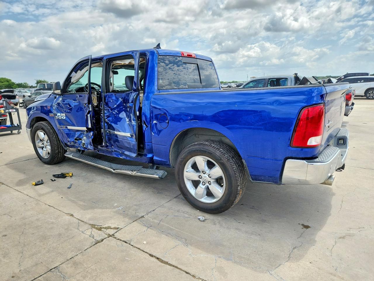 2014 Ram 1500 Slt Синий vin: 1C6RR6LT9ES455809