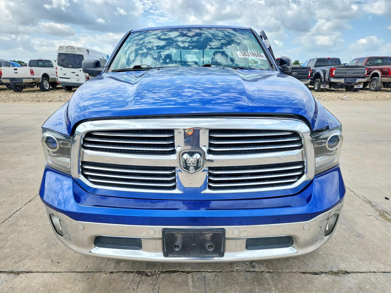 2014 Ram 1500 Slt Синий vin: 1C6RR6LT9ES455809