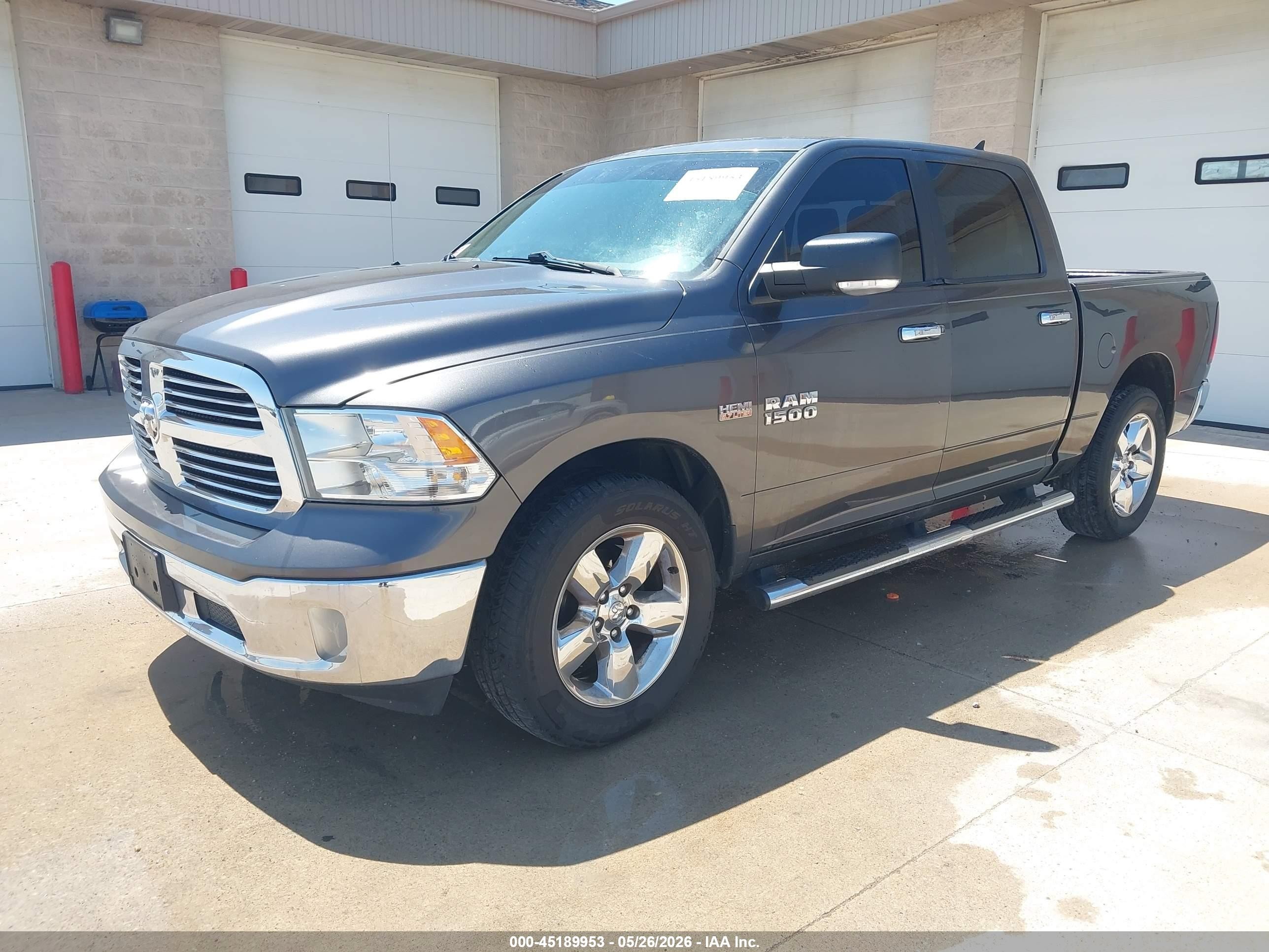 2014 Ram 1500 Big Horn Серый vin: 1C6RR6LT9ES457639
