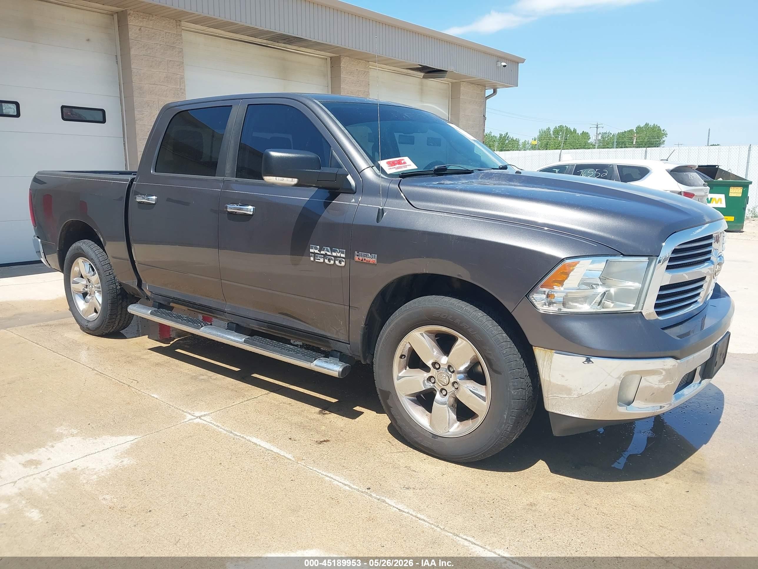 2014 Ram 1500 Big Horn Серый vin: 1C6RR6LT9ES457639