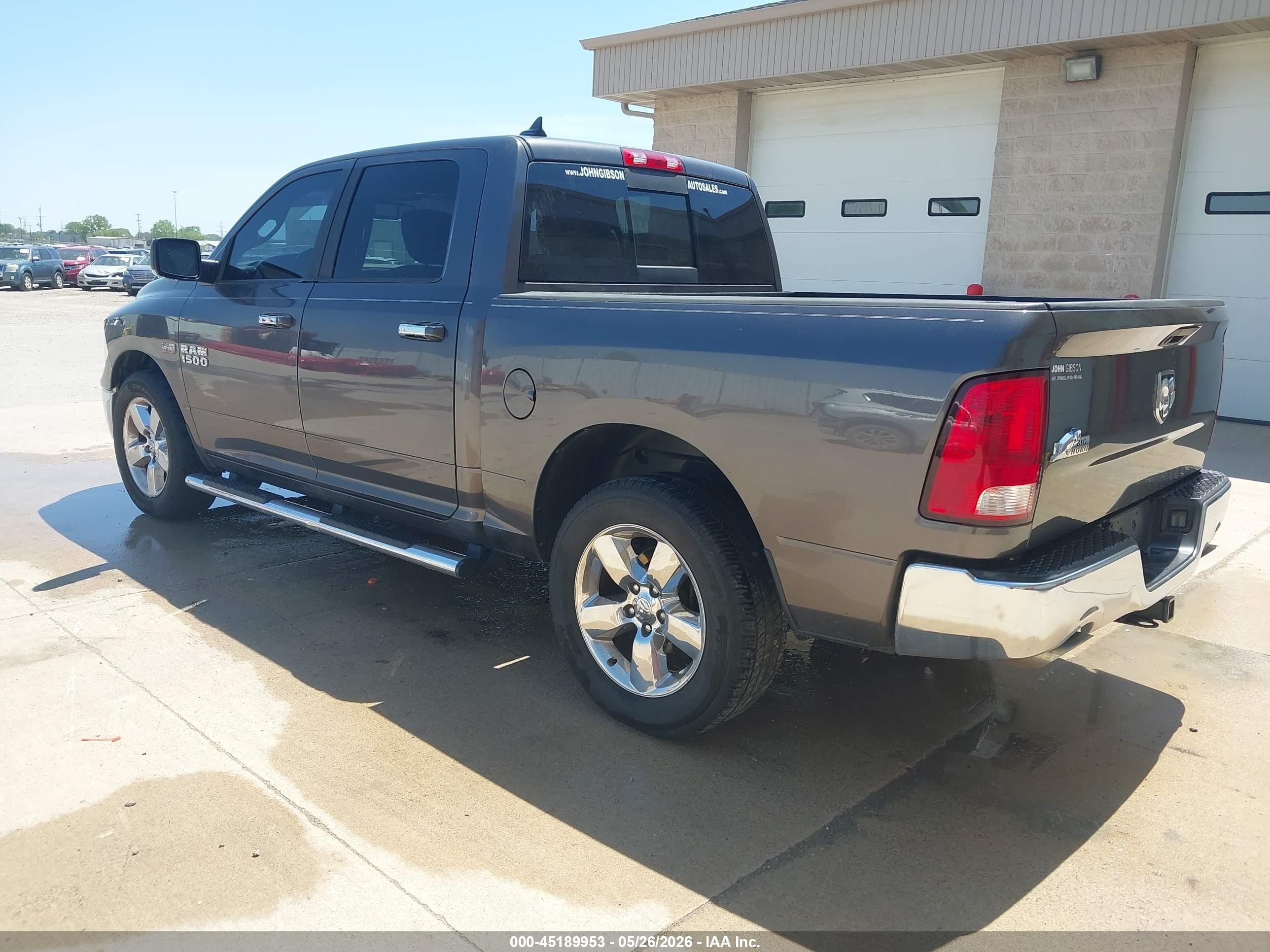 2014 Ram 1500 Big Horn Серый vin: 1C6RR6LT9ES457639