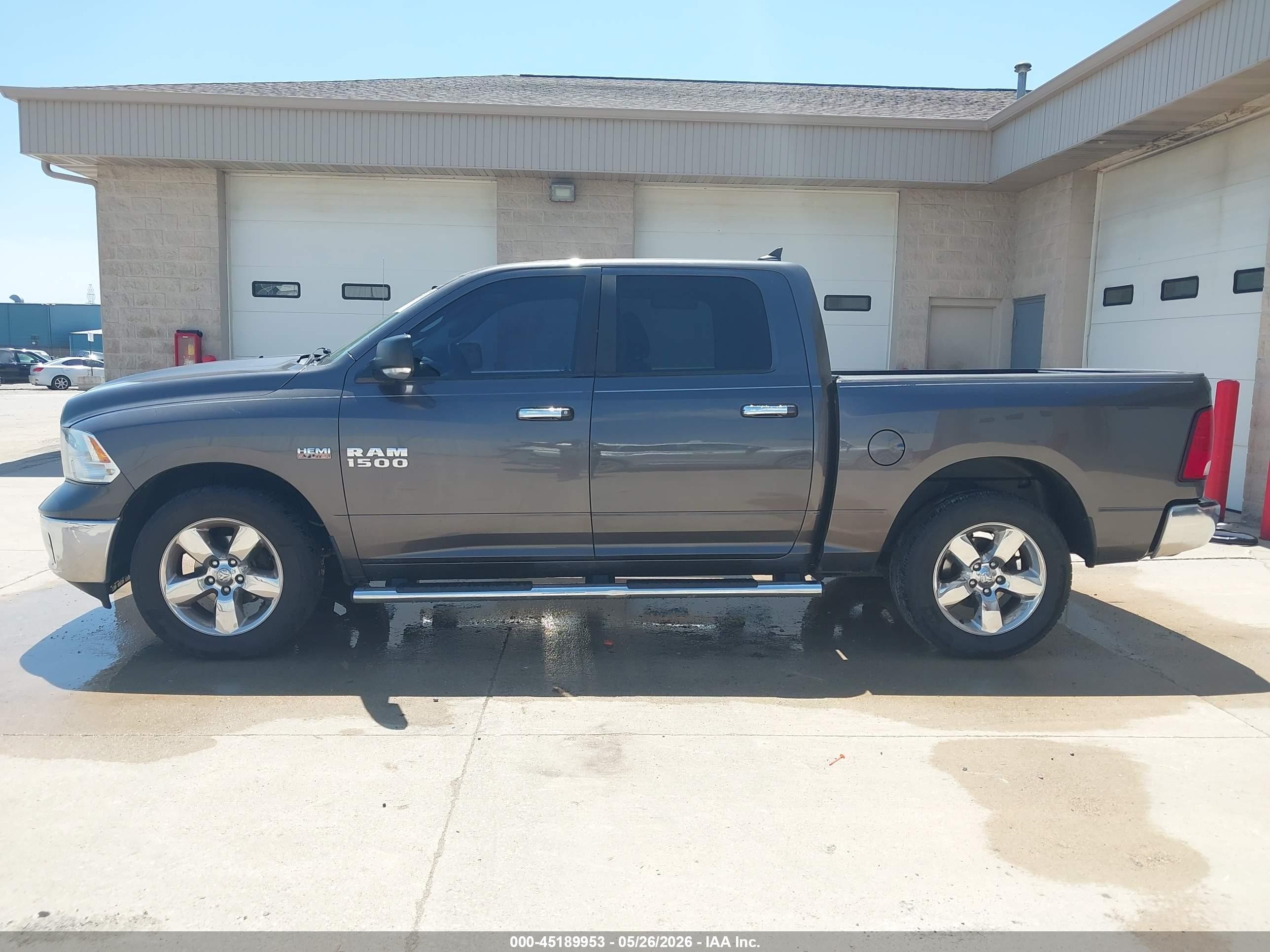 2014 Ram 1500 Big Horn Серый vin: 1C6RR6LT9ES457639