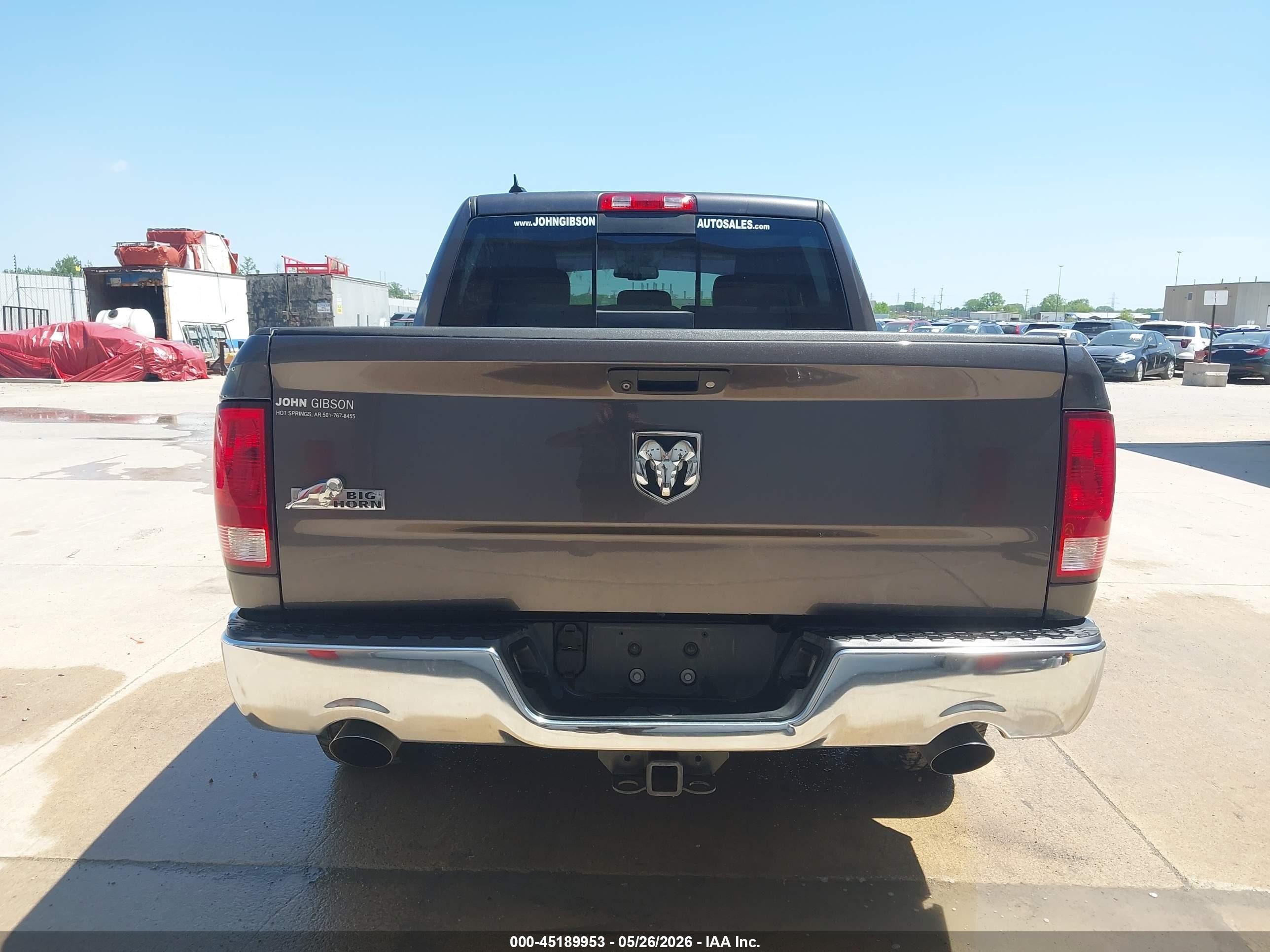 2014 Ram 1500 Big Horn Серый vin: 1C6RR6LT9ES457639