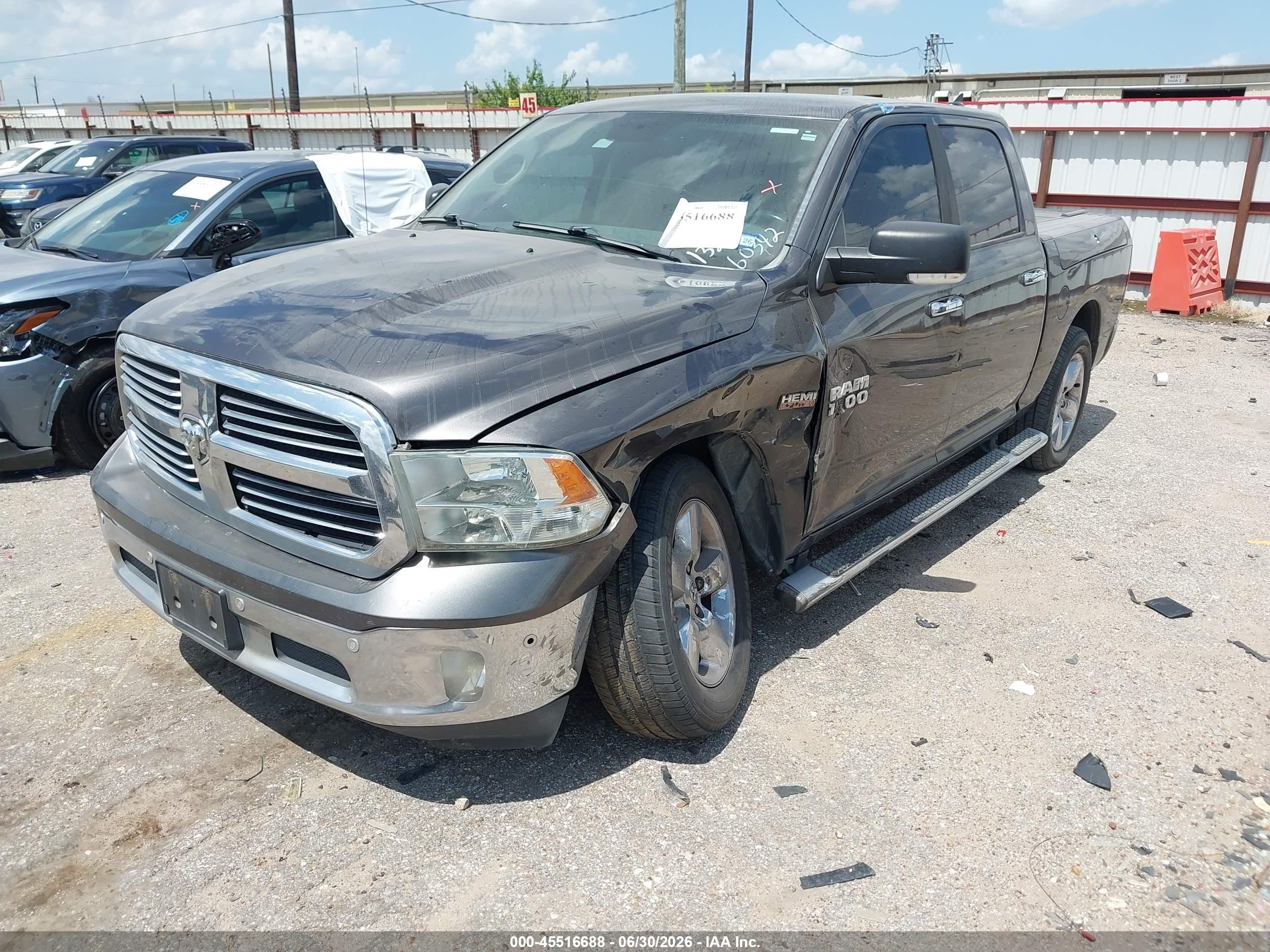 2015 Ram 1500 Lone Star Gray vin: 1C6RR6LT9FS567625