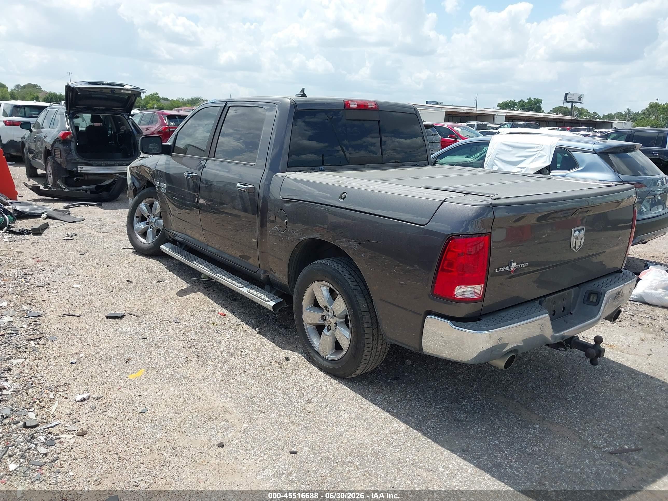 2015 Ram 1500 Lone Star Gray vin: 1C6RR6LT9FS567625