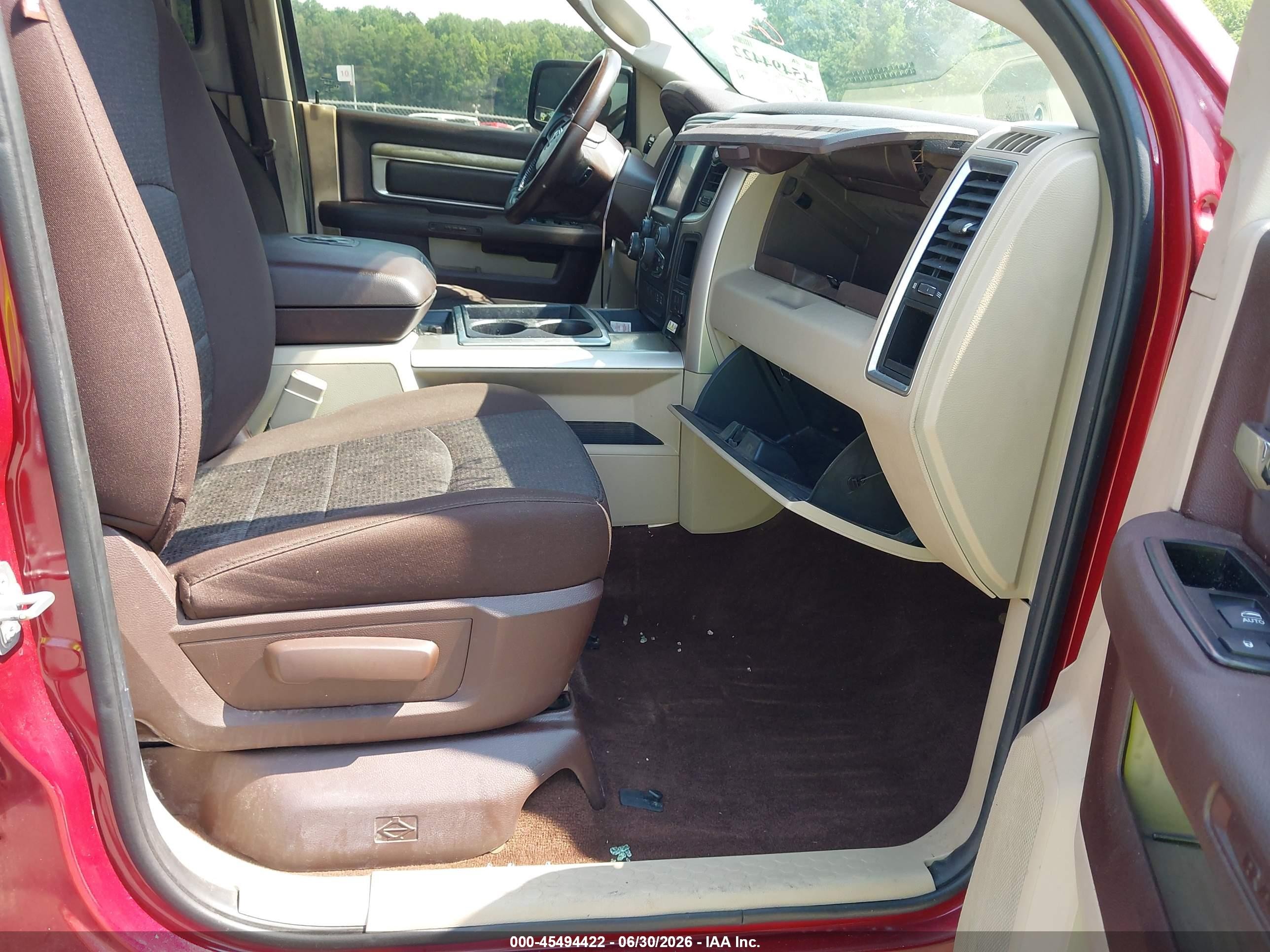 2015 Ram 1500 Big Horn Red vin: 1C6RR6LT9FS583288