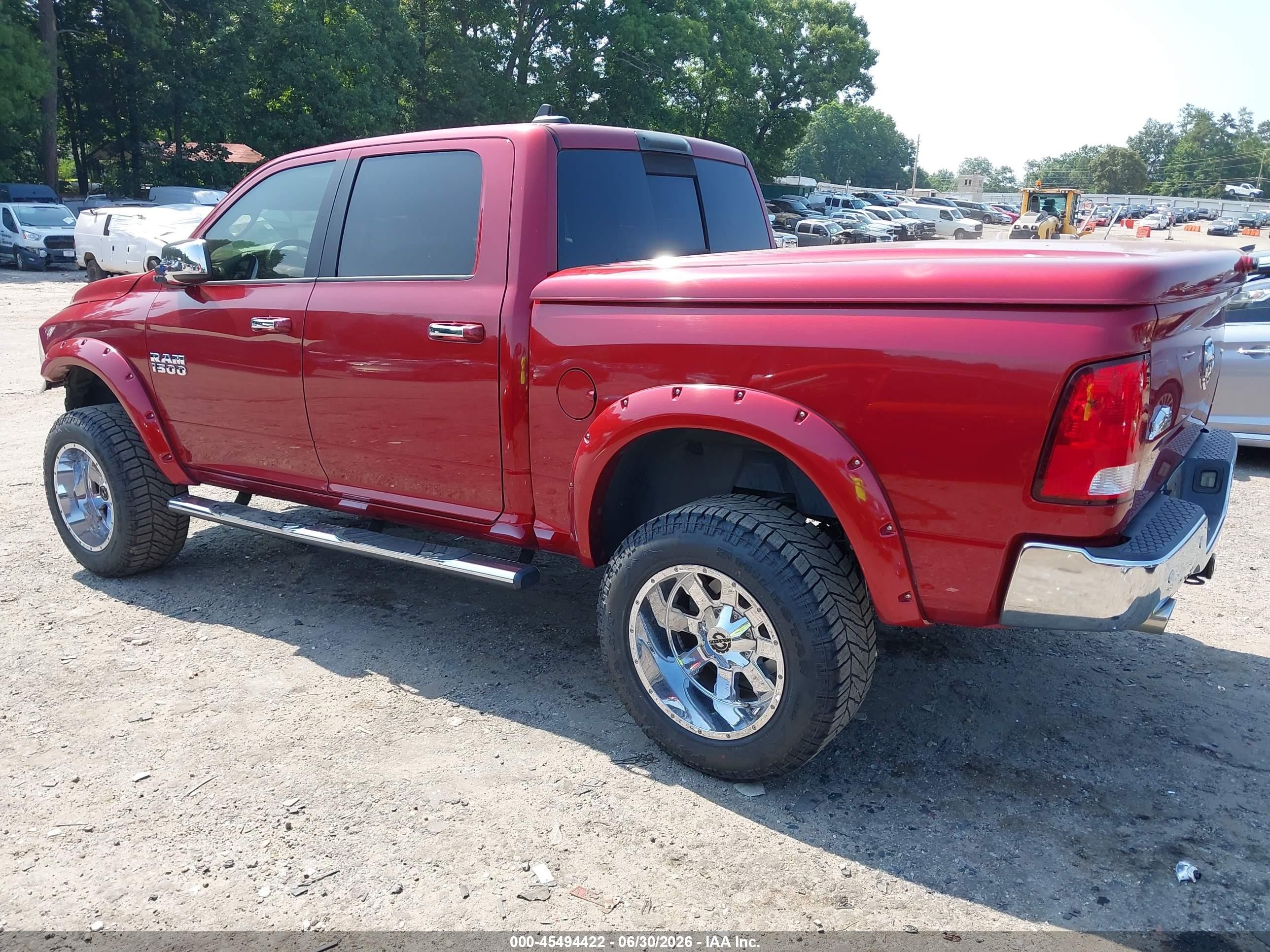 2015 Ram 1500 Big Horn Red vin: 1C6RR6LT9FS583288
