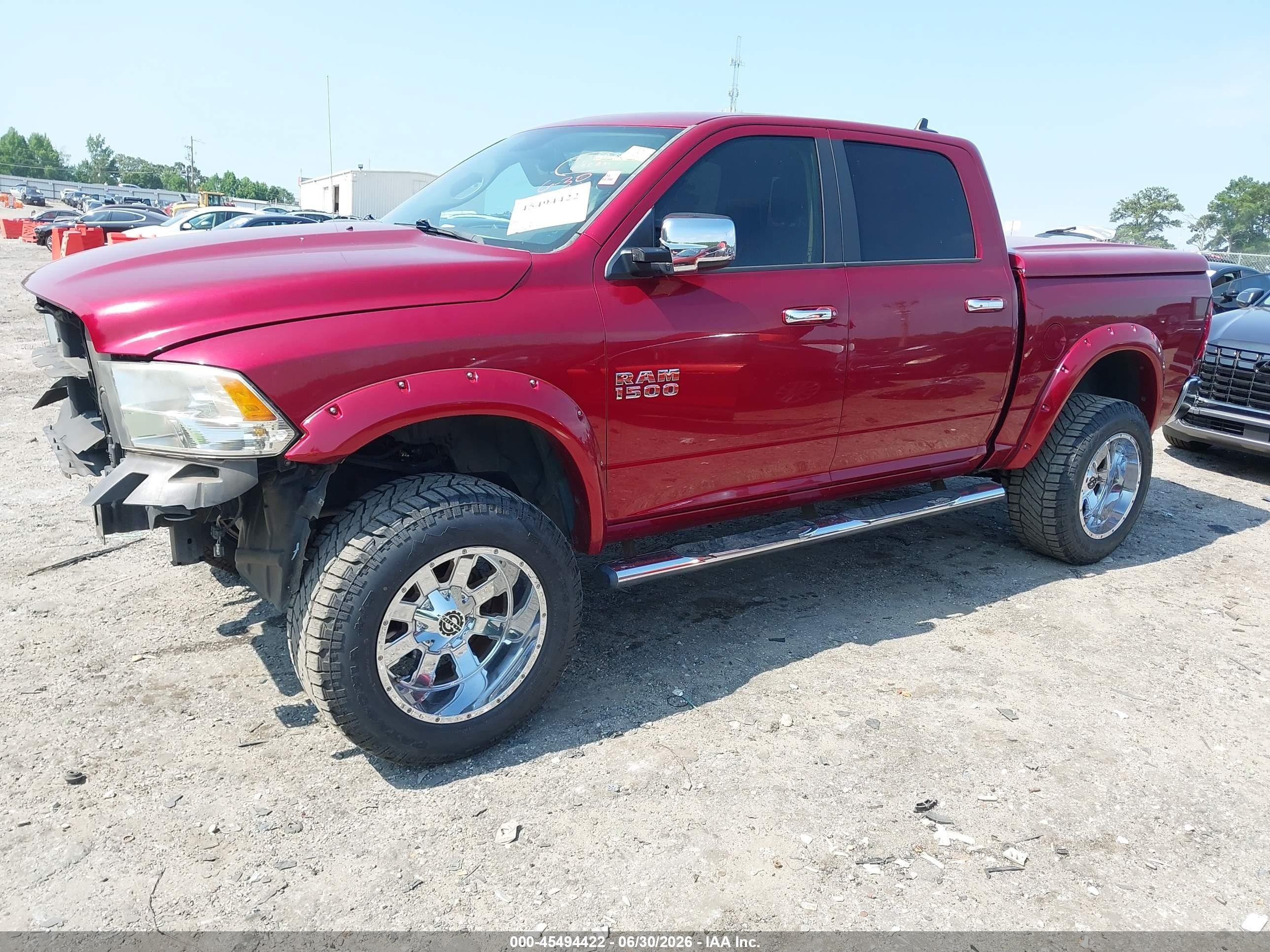 2015 Ram 1500 Big Horn Red vin: 1C6RR6LT9FS583288