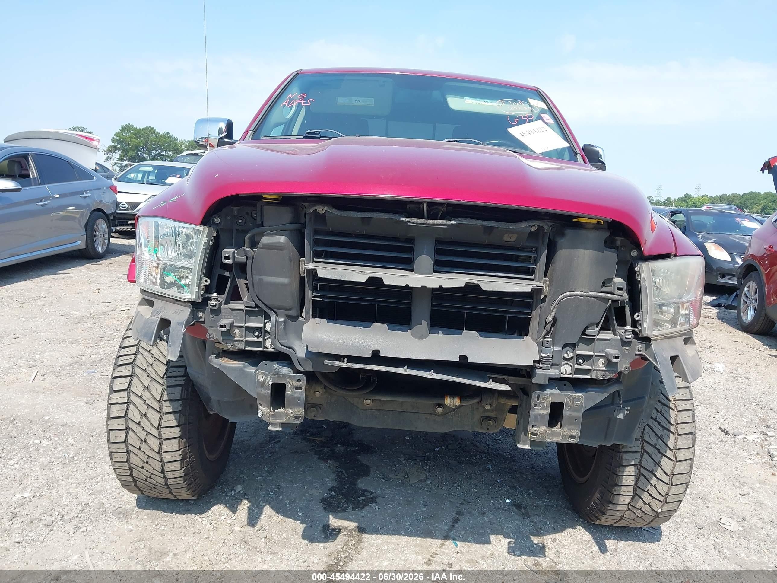 2015 Ram 1500 Big Horn Red vin: 1C6RR6LT9FS583288