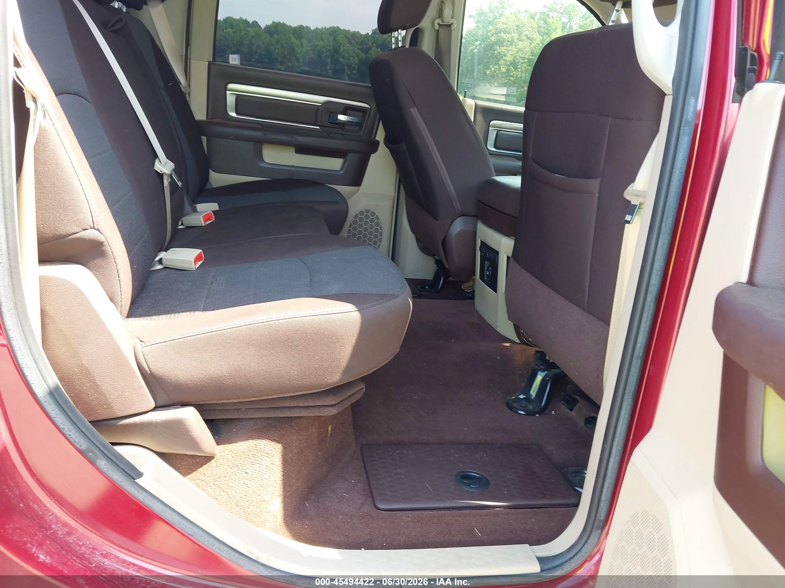 2015 Ram 1500 Big Horn Red vin: 1C6RR6LT9FS583288