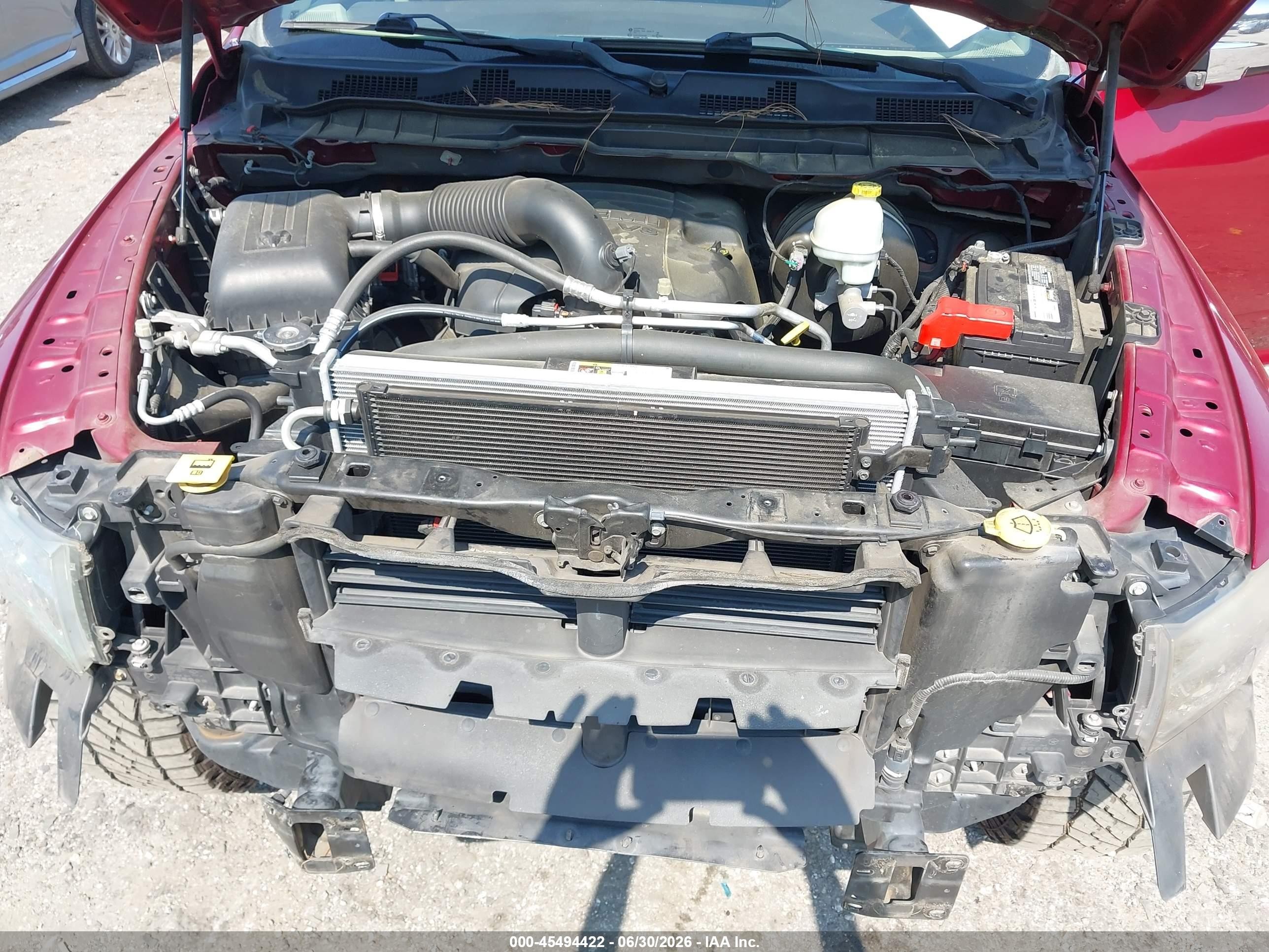 2015 Ram 1500 Big Horn Red vin: 1C6RR6LT9FS583288