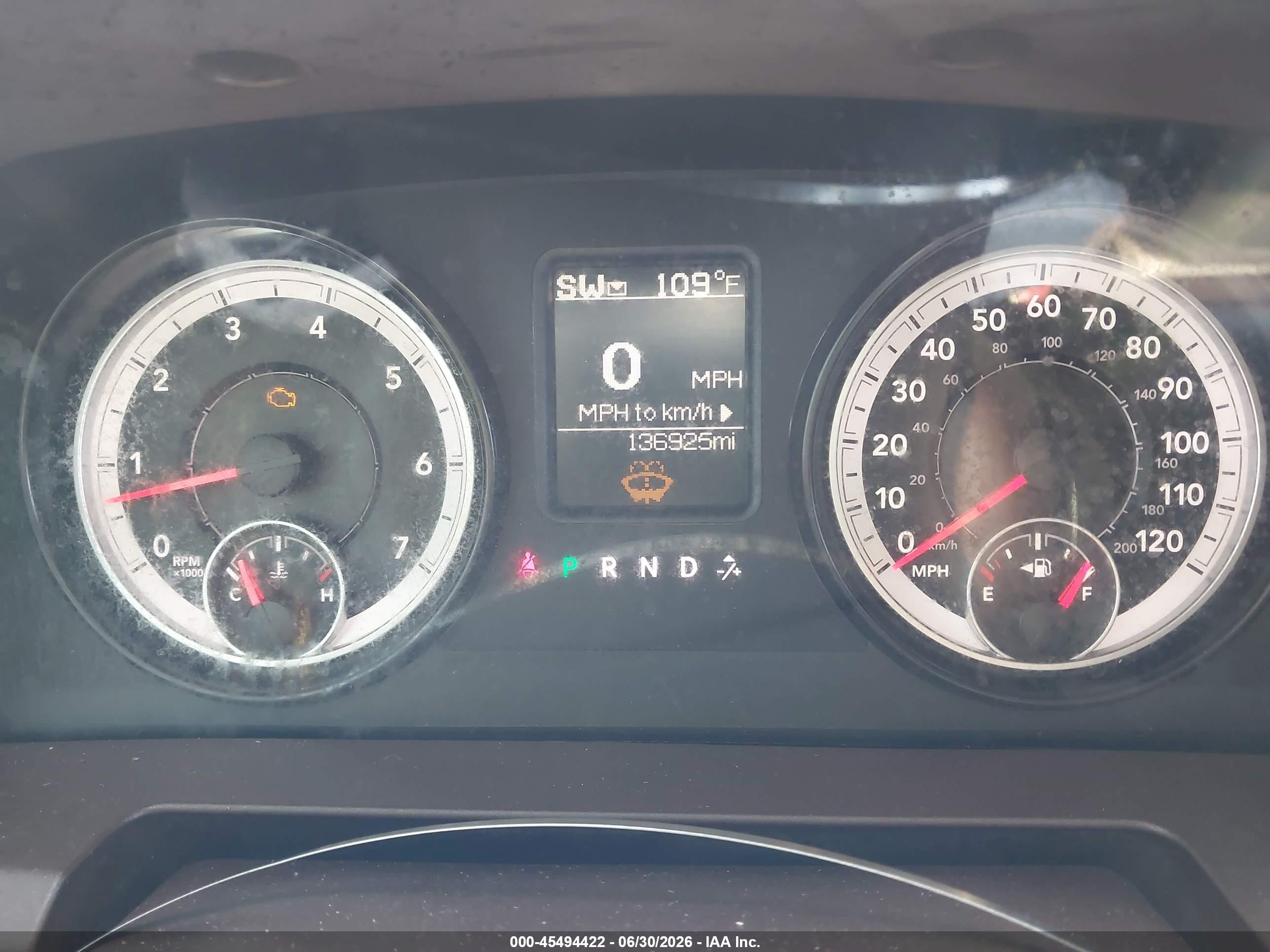 2015 Ram 1500 Big Horn Red vin: 1C6RR6LT9FS583288