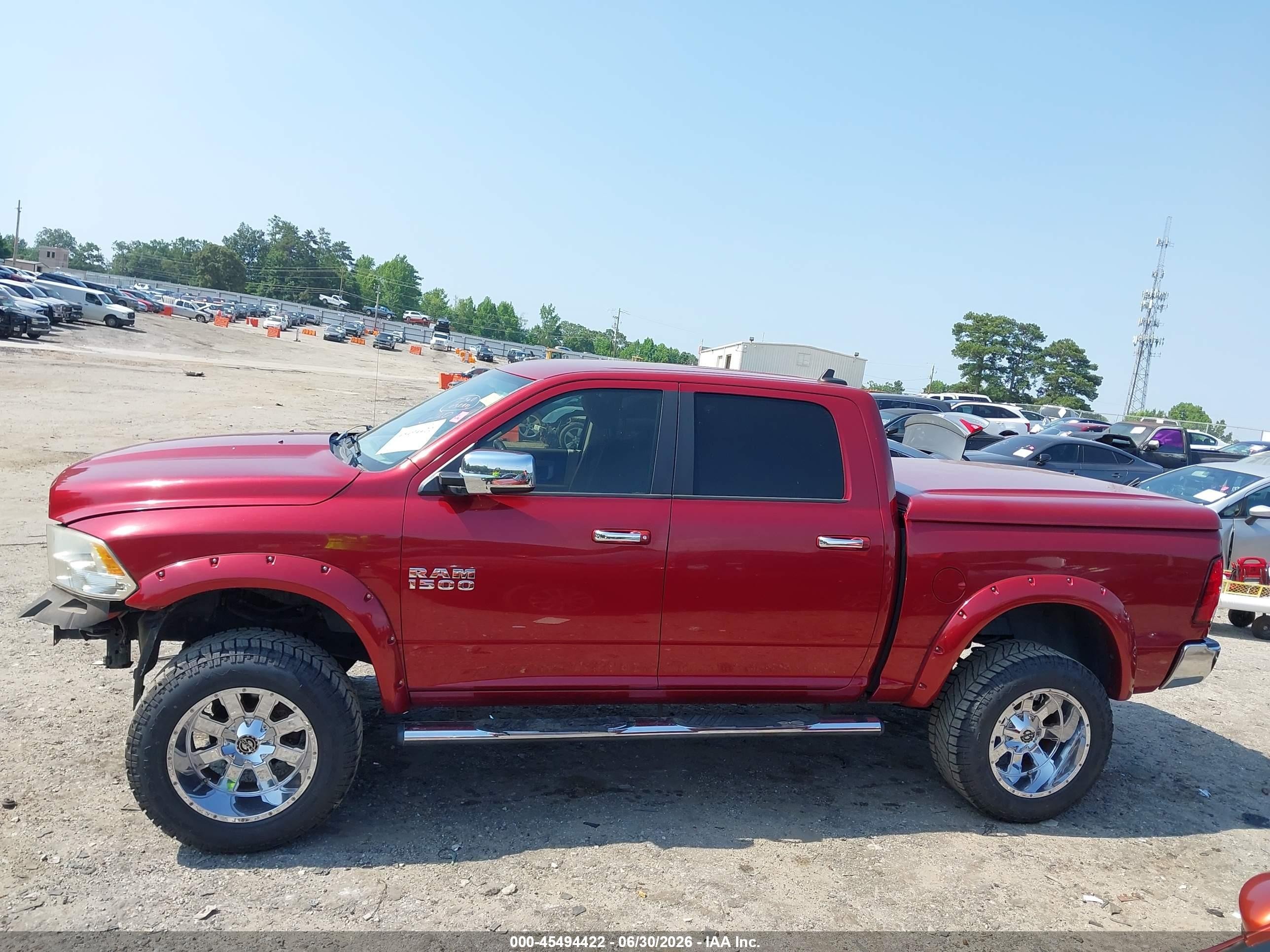 2015 Ram 1500 Big Horn Red vin: 1C6RR6LT9FS583288