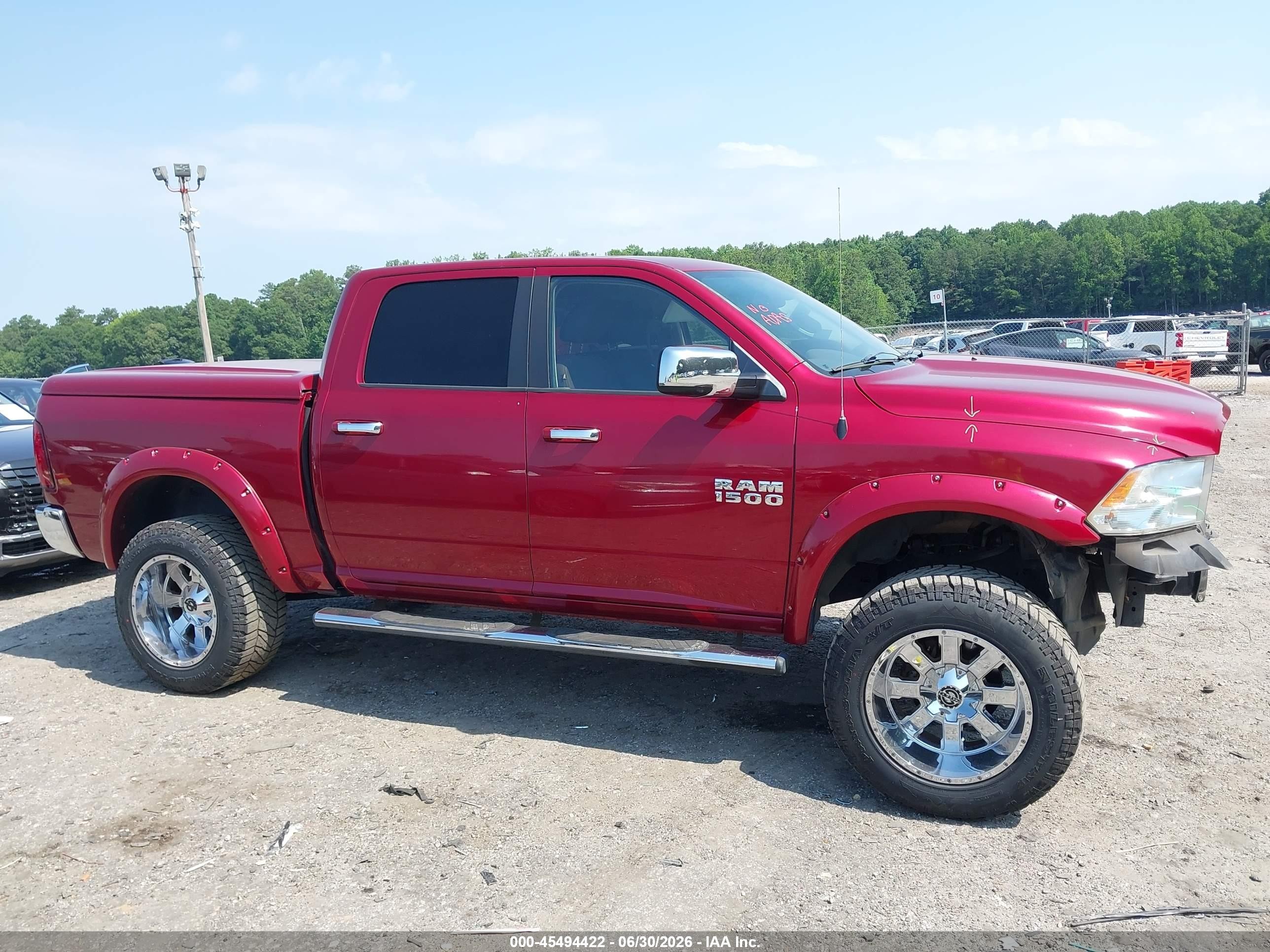 2015 Ram 1500 Big Horn Red vin: 1C6RR6LT9FS583288