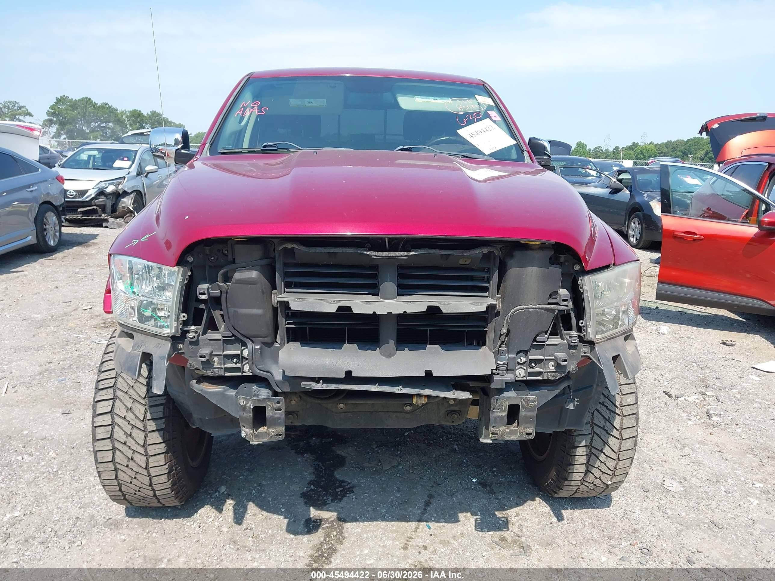 2015 Ram 1500 Big Horn Red vin: 1C6RR6LT9FS583288