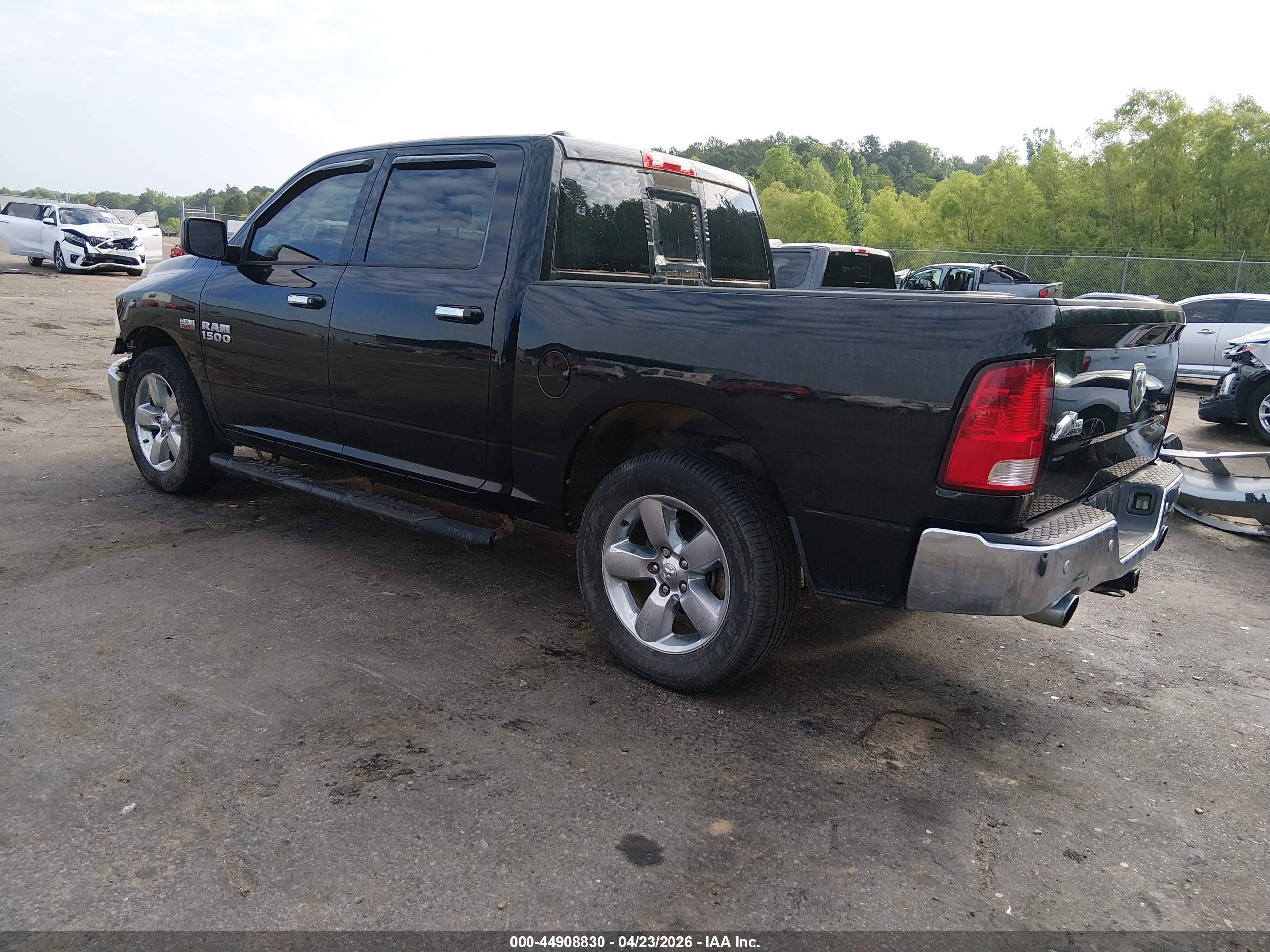 2015 Ram 1500 Big Horn Black vin: 1C6RR6LT9FS591584
