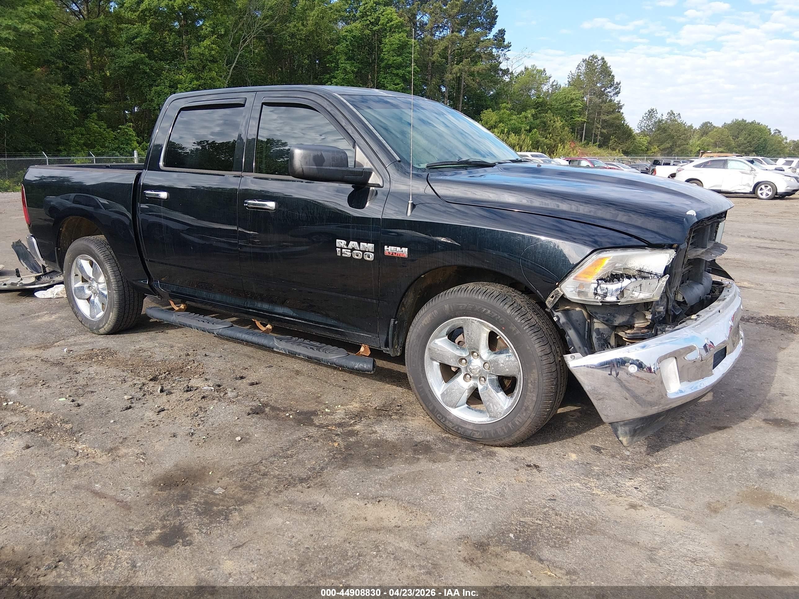 2015 Ram 1500 Big Horn Black vin: 1C6RR6LT9FS591584