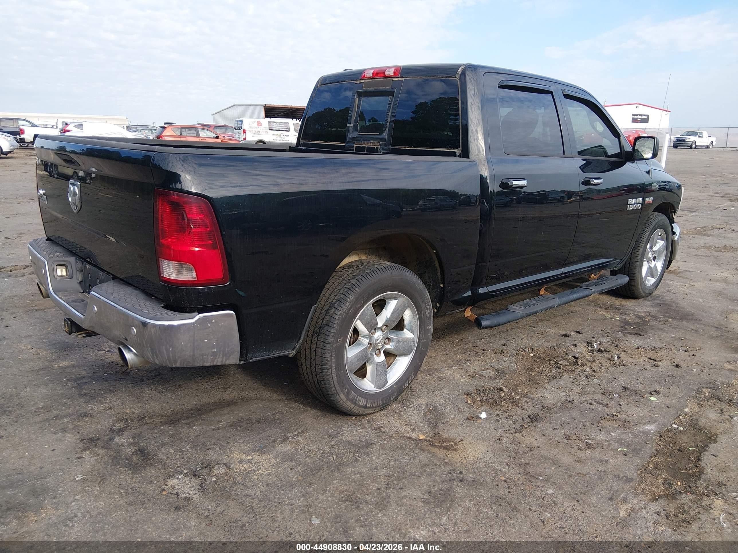 2015 Ram 1500 Big Horn Black vin: 1C6RR6LT9FS591584