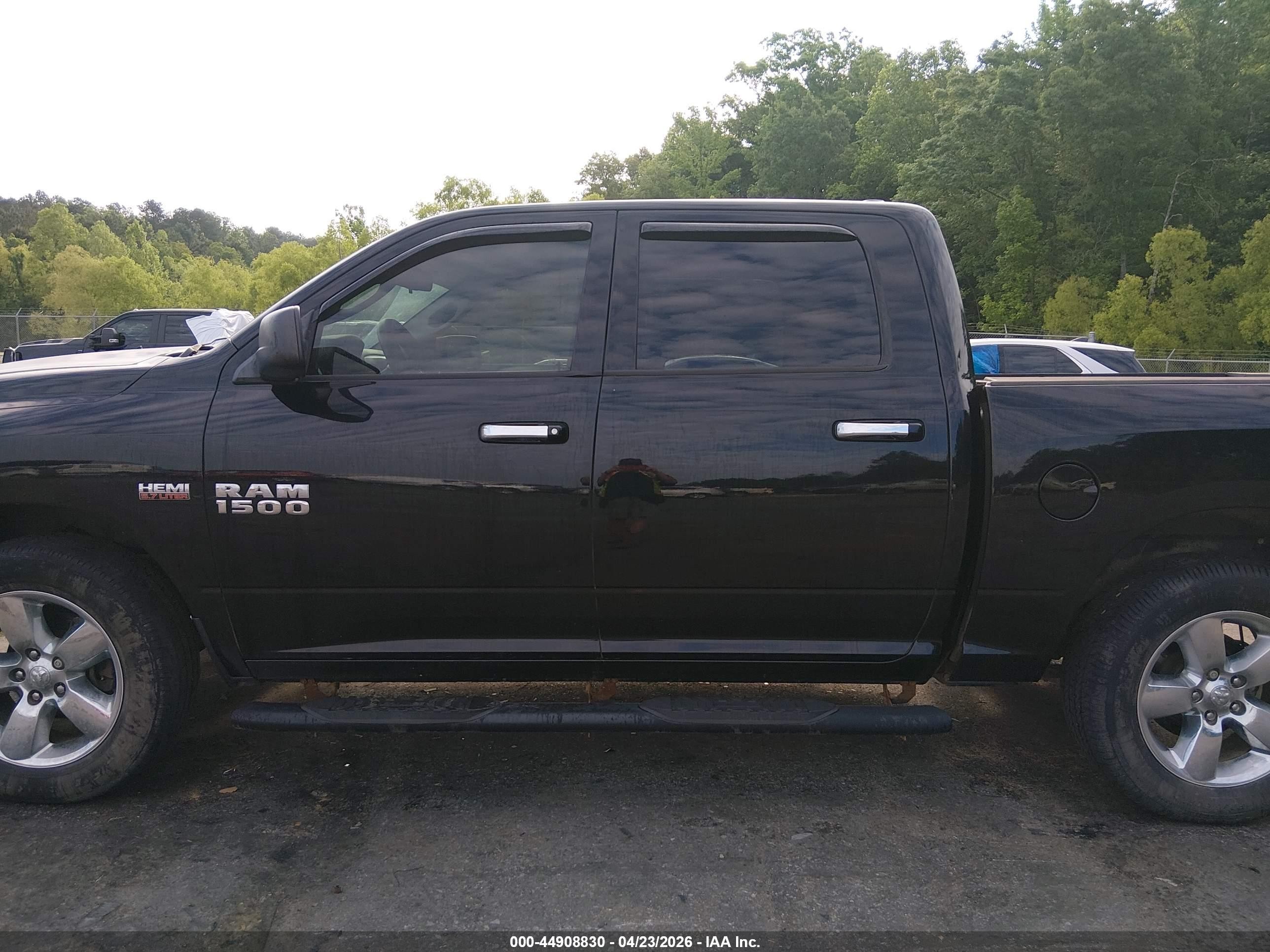 2015 Ram 1500 Big Horn Black vin: 1C6RR6LT9FS591584