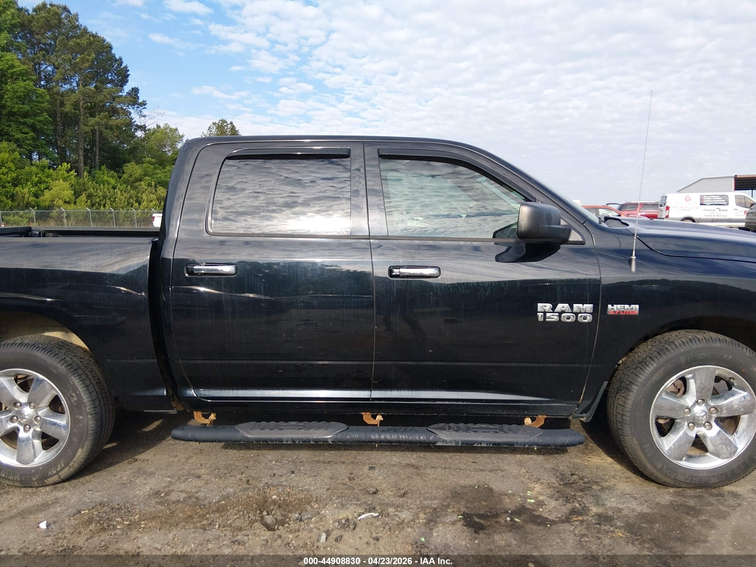 2015 Ram 1500 Big Horn Black vin: 1C6RR6LT9FS591584