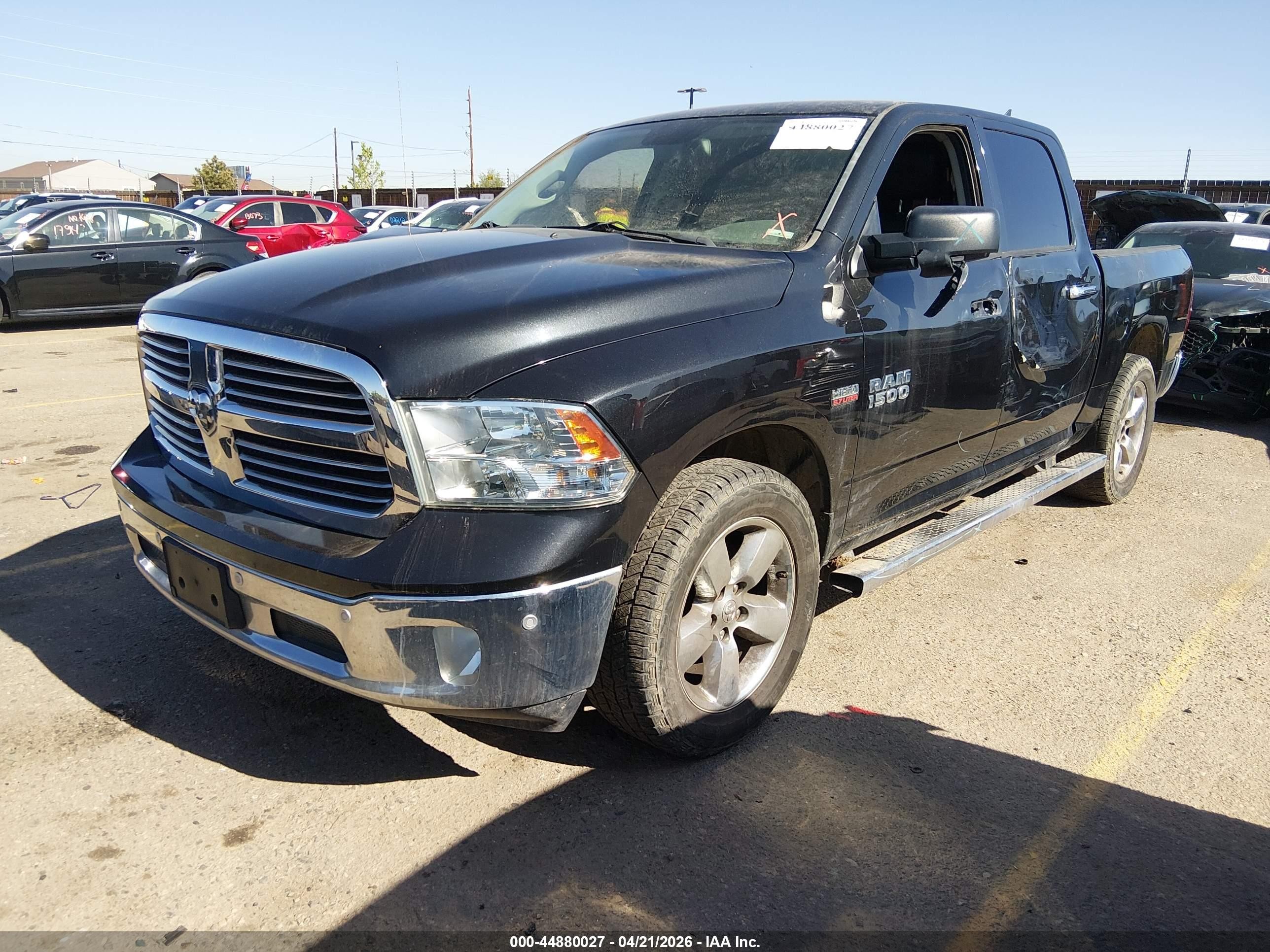 2016 Ram 1500 Lone Star Черный vin: 1C6RR6LT9GS128510