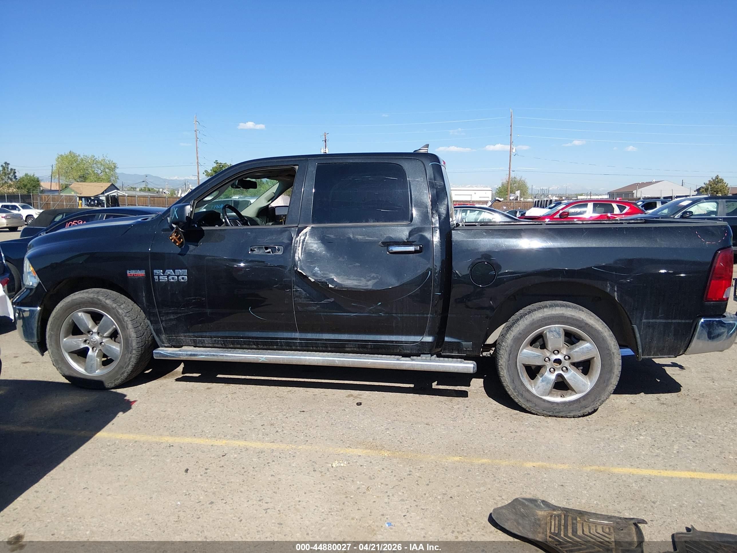 2016 Ram 1500 Lone Star Черный vin: 1C6RR6LT9GS128510