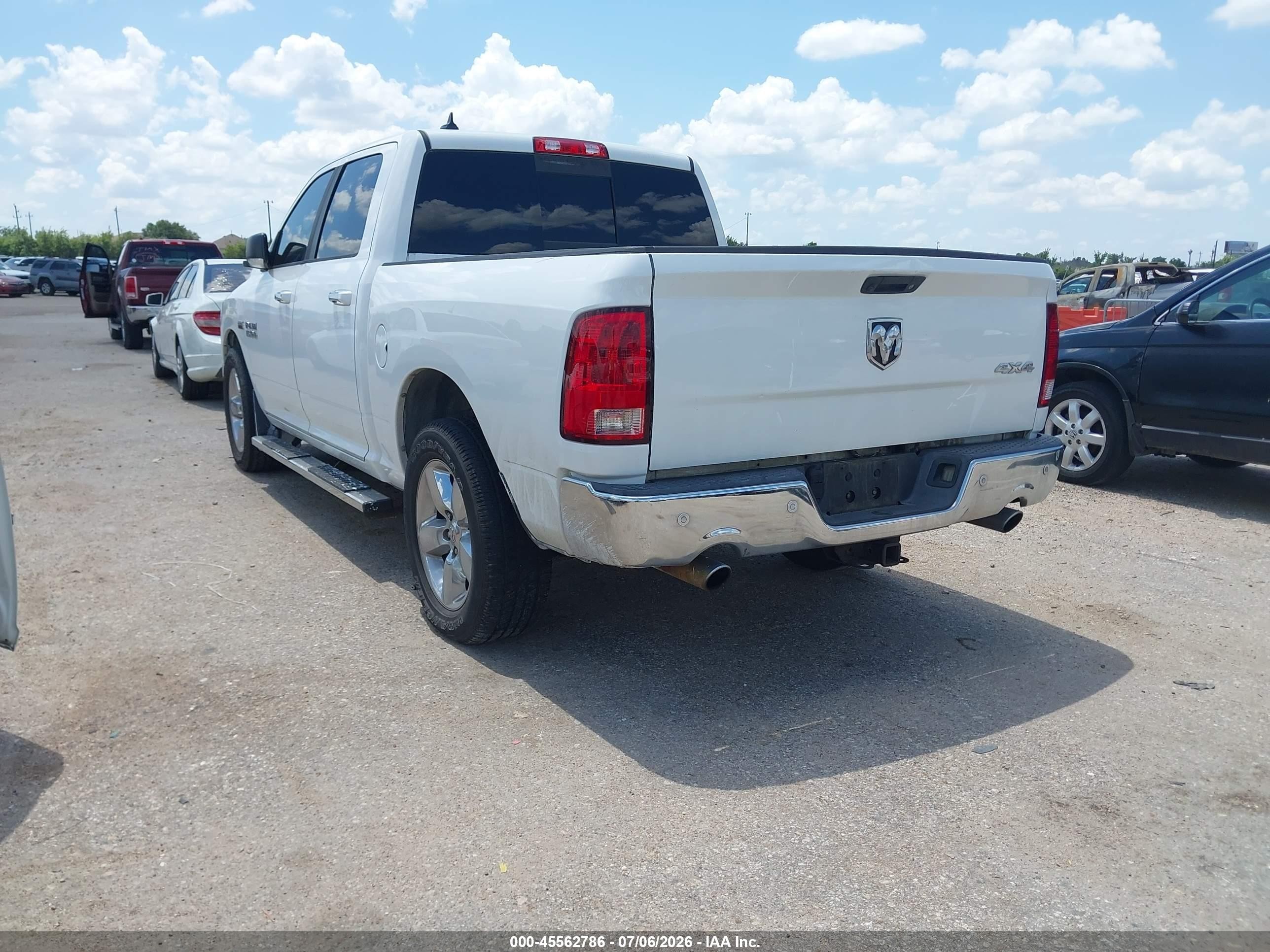 2014 Ram 1500 Lone Star Белый vin: 1C6RR6LTXES310763