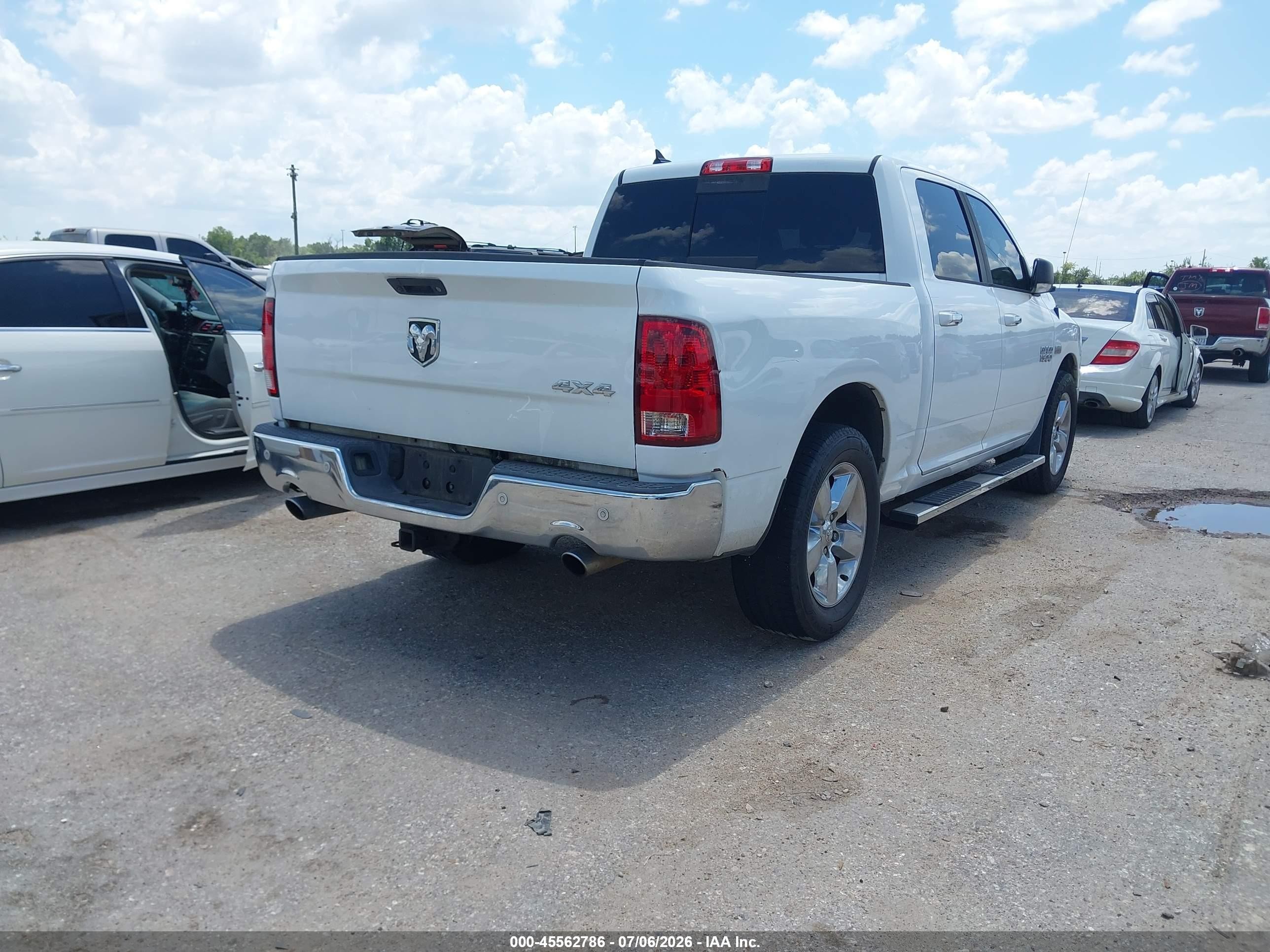 2014 Ram 1500 Lone Star Белый vin: 1C6RR6LTXES310763