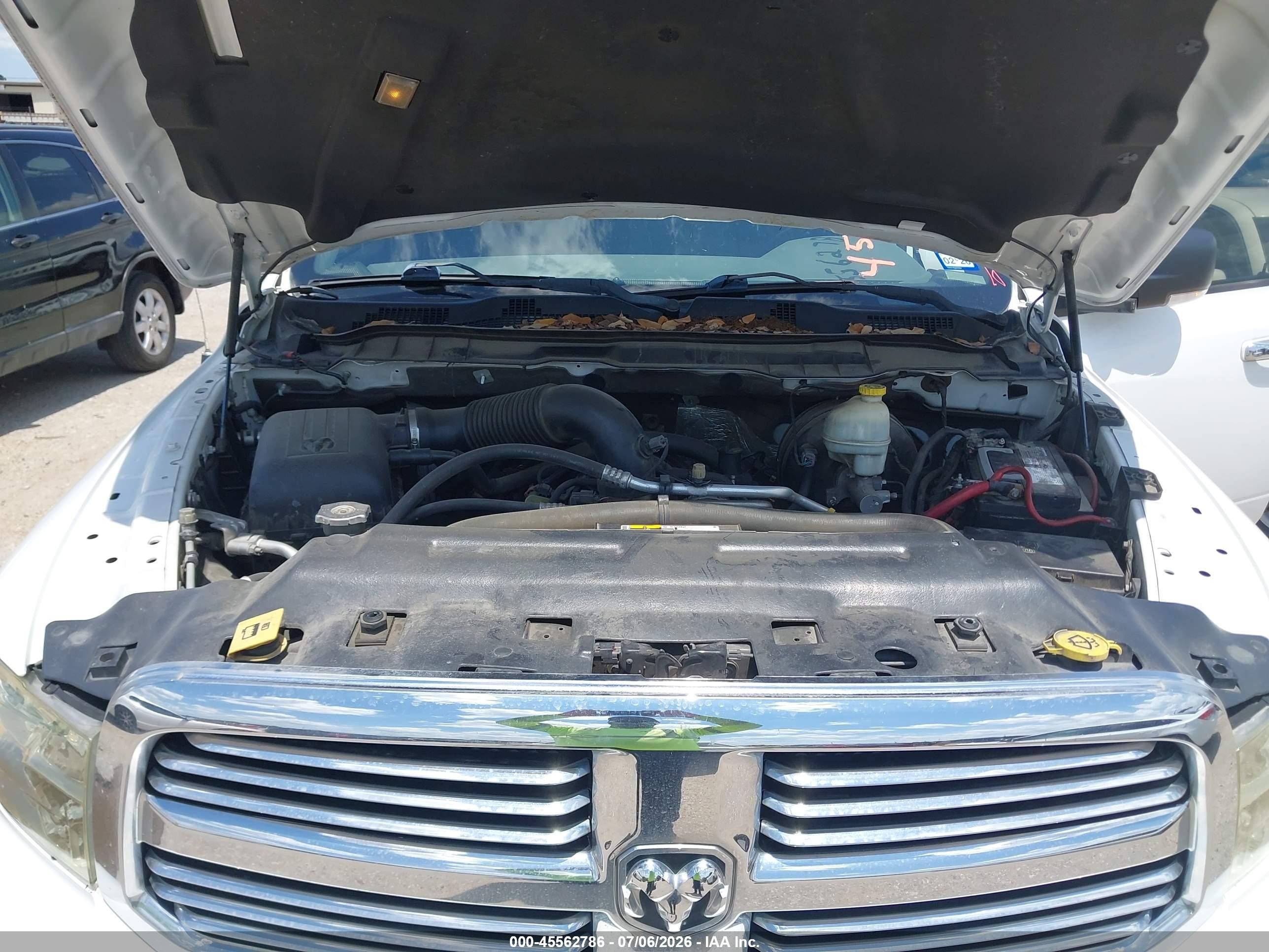 2014 Ram 1500 Lone Star Белый vin: 1C6RR6LTXES310763