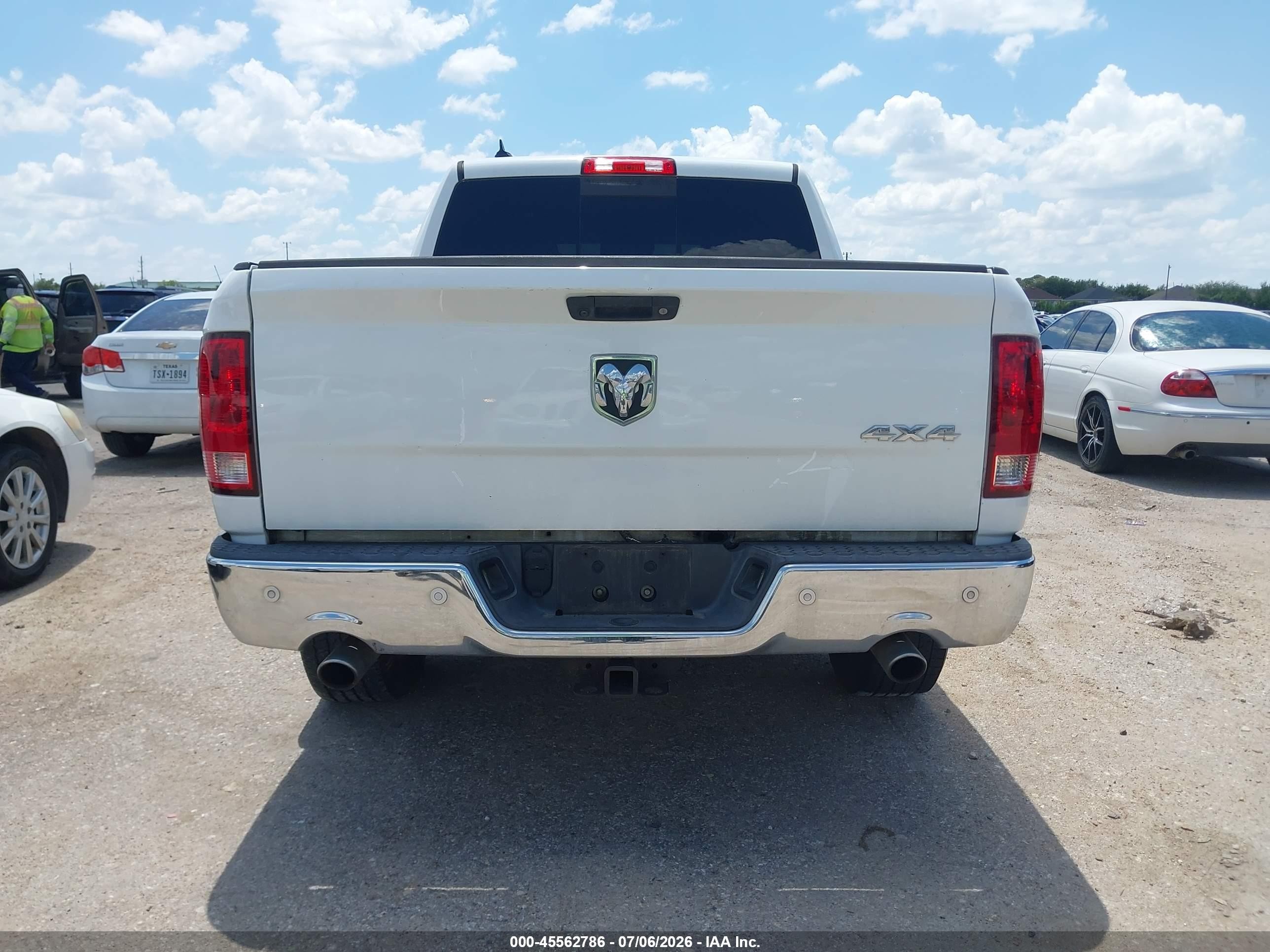 2014 Ram 1500 Lone Star Белый vin: 1C6RR6LTXES310763