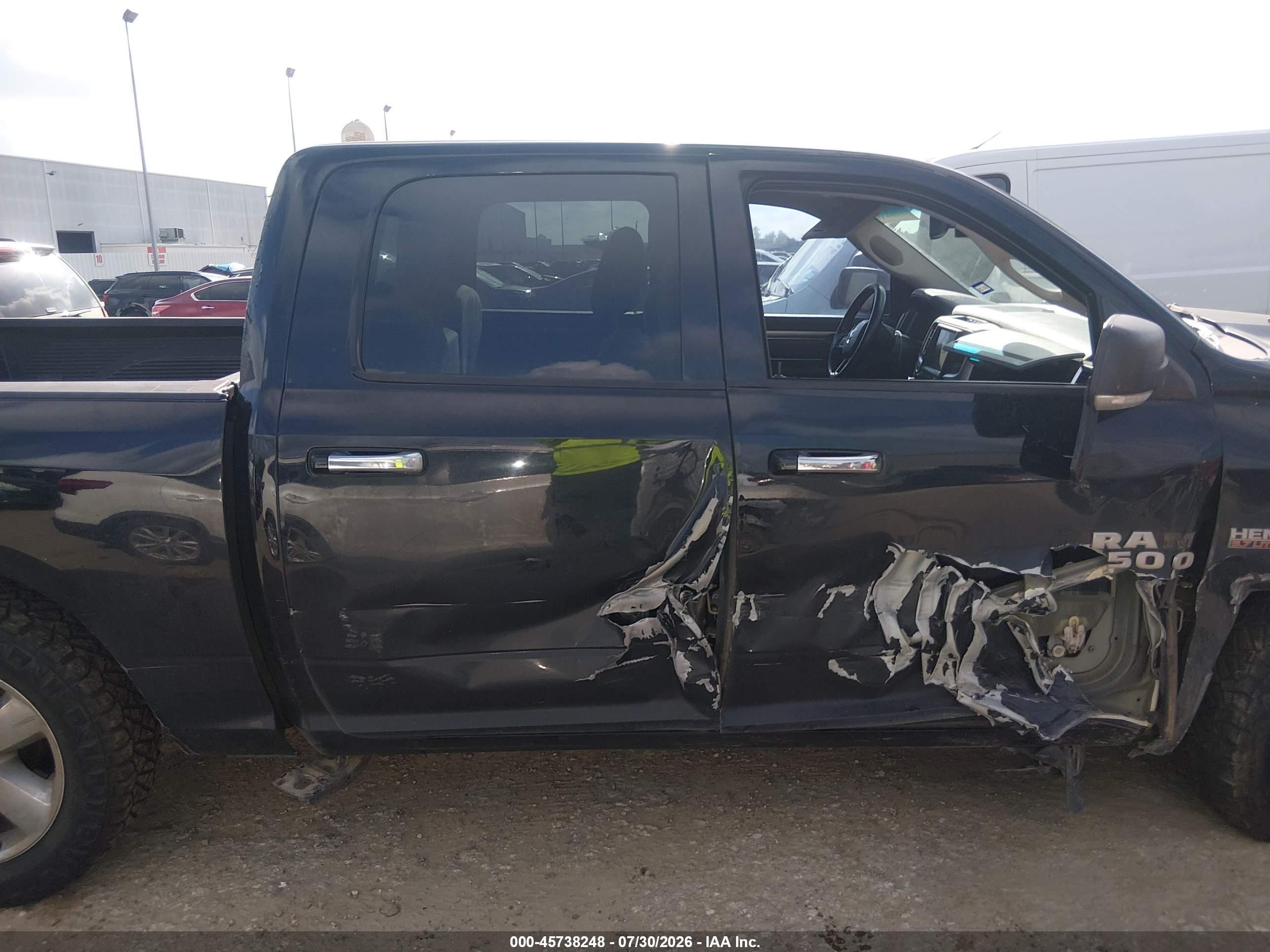 2014 Ram 1500 Lone Star Черный vin: 1C6RR6LTXES441580
