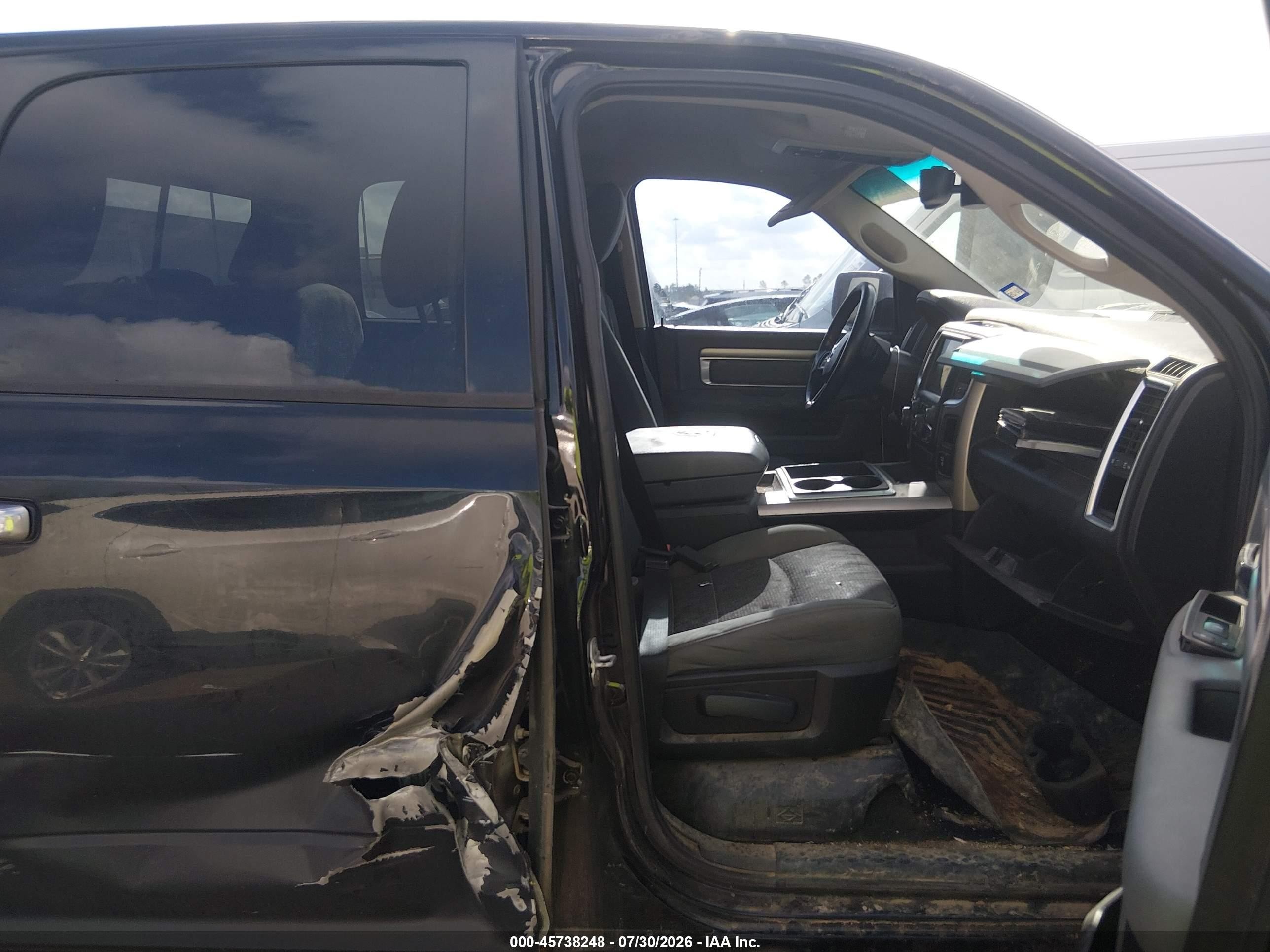 2014 Ram 1500 Lone Star Черный vin: 1C6RR6LTXES441580