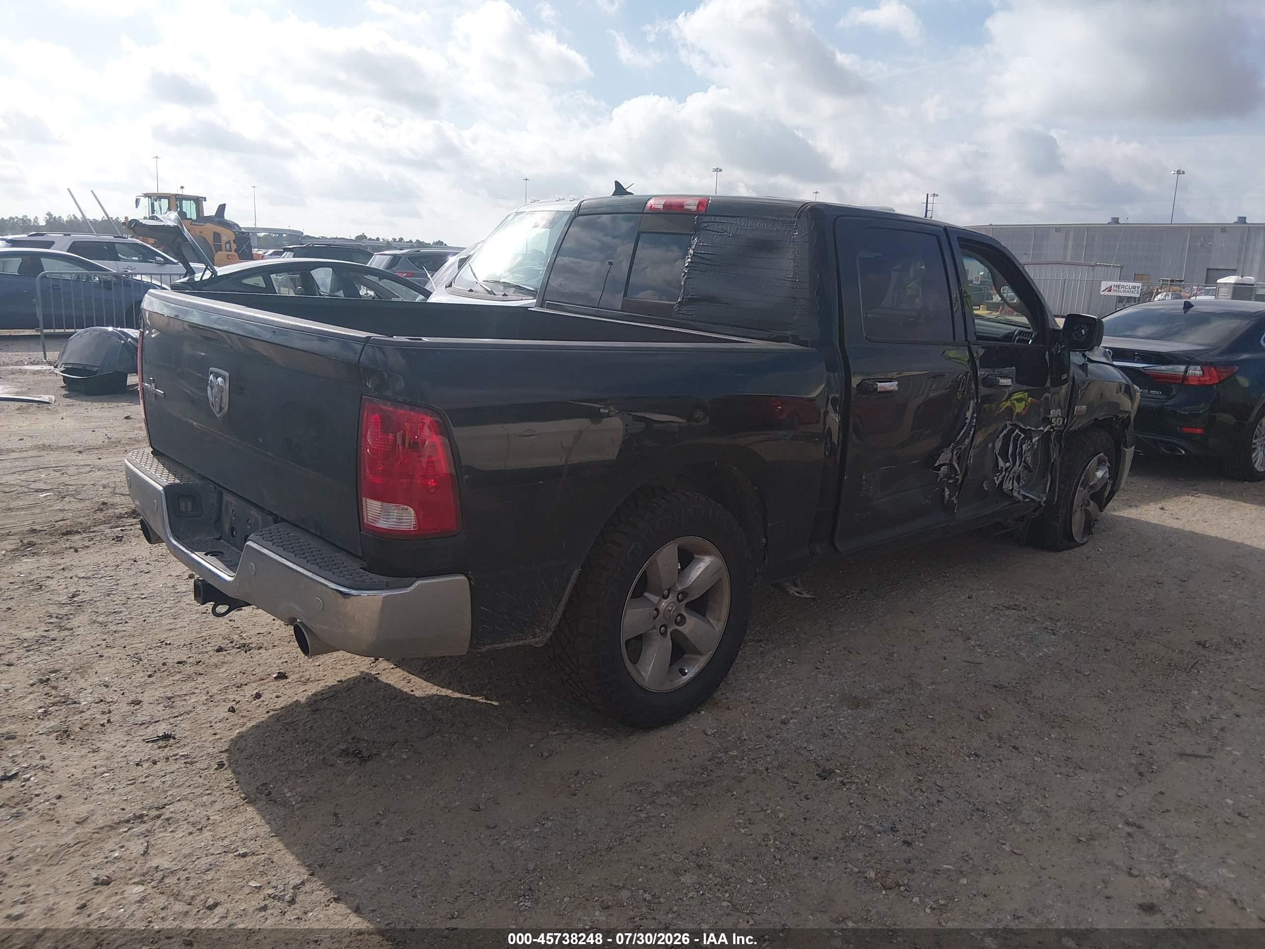 2014 Ram 1500 Lone Star Черный vin: 1C6RR6LTXES441580