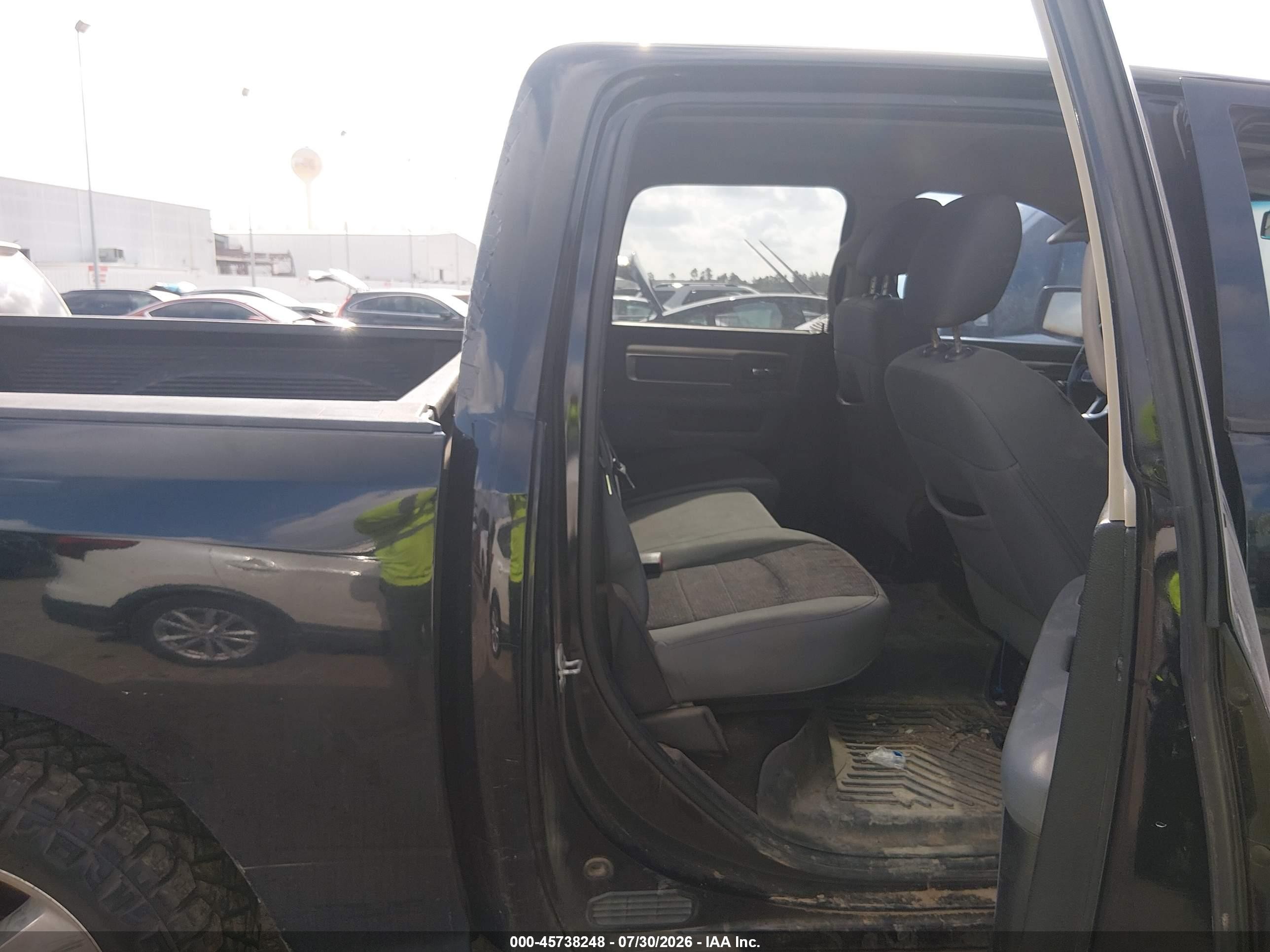 2014 Ram 1500 Lone Star Черный vin: 1C6RR6LTXES441580
