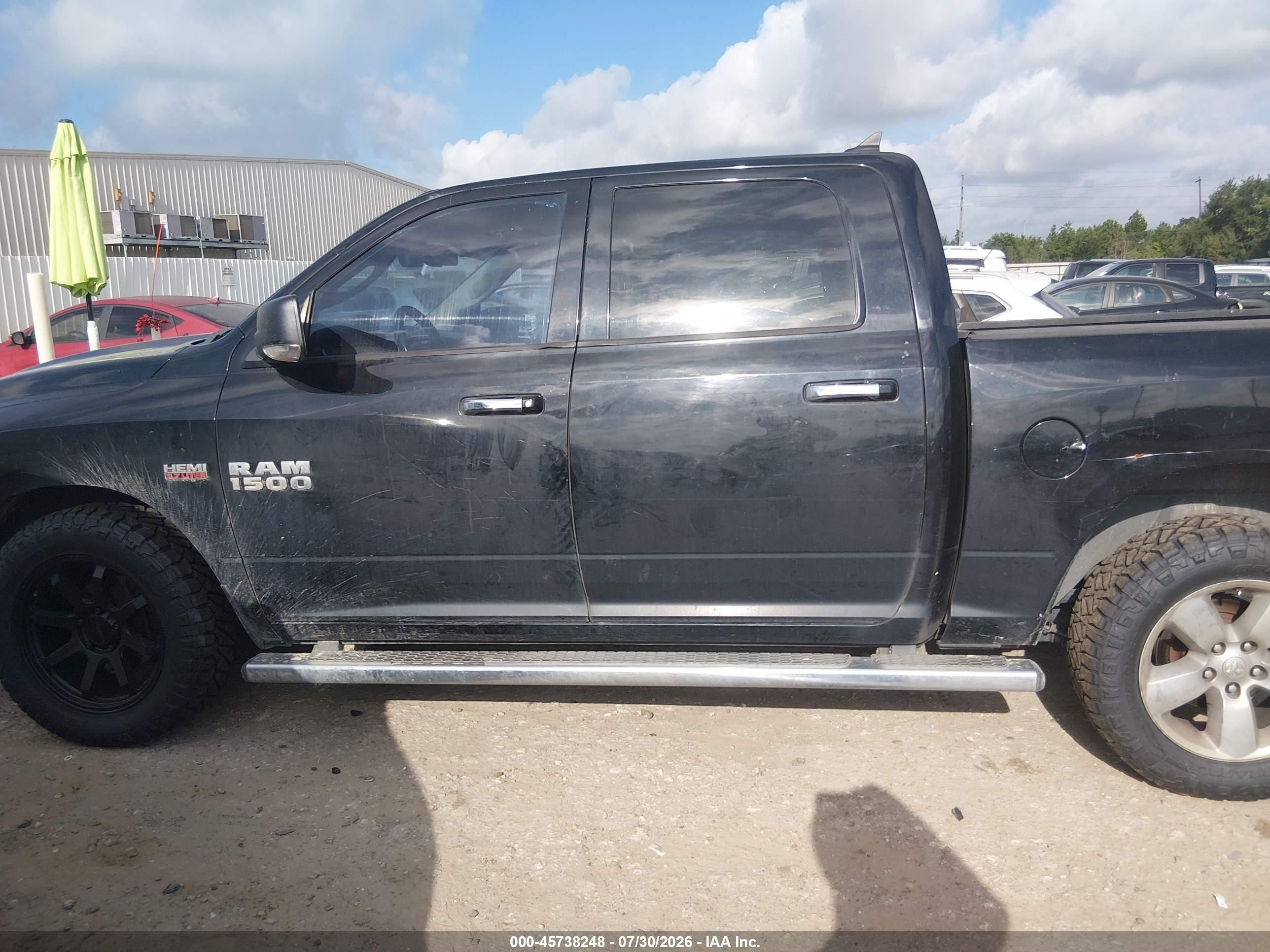 2014 Ram 1500 Lone Star Черный vin: 1C6RR6LTXES441580