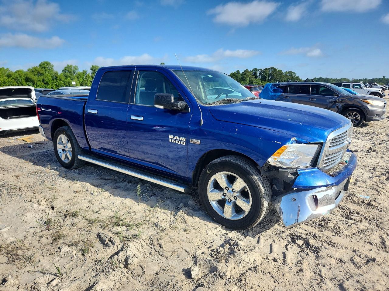2015 Ram 1500 Slt Blue vin: 1C6RR6LTXFS582764