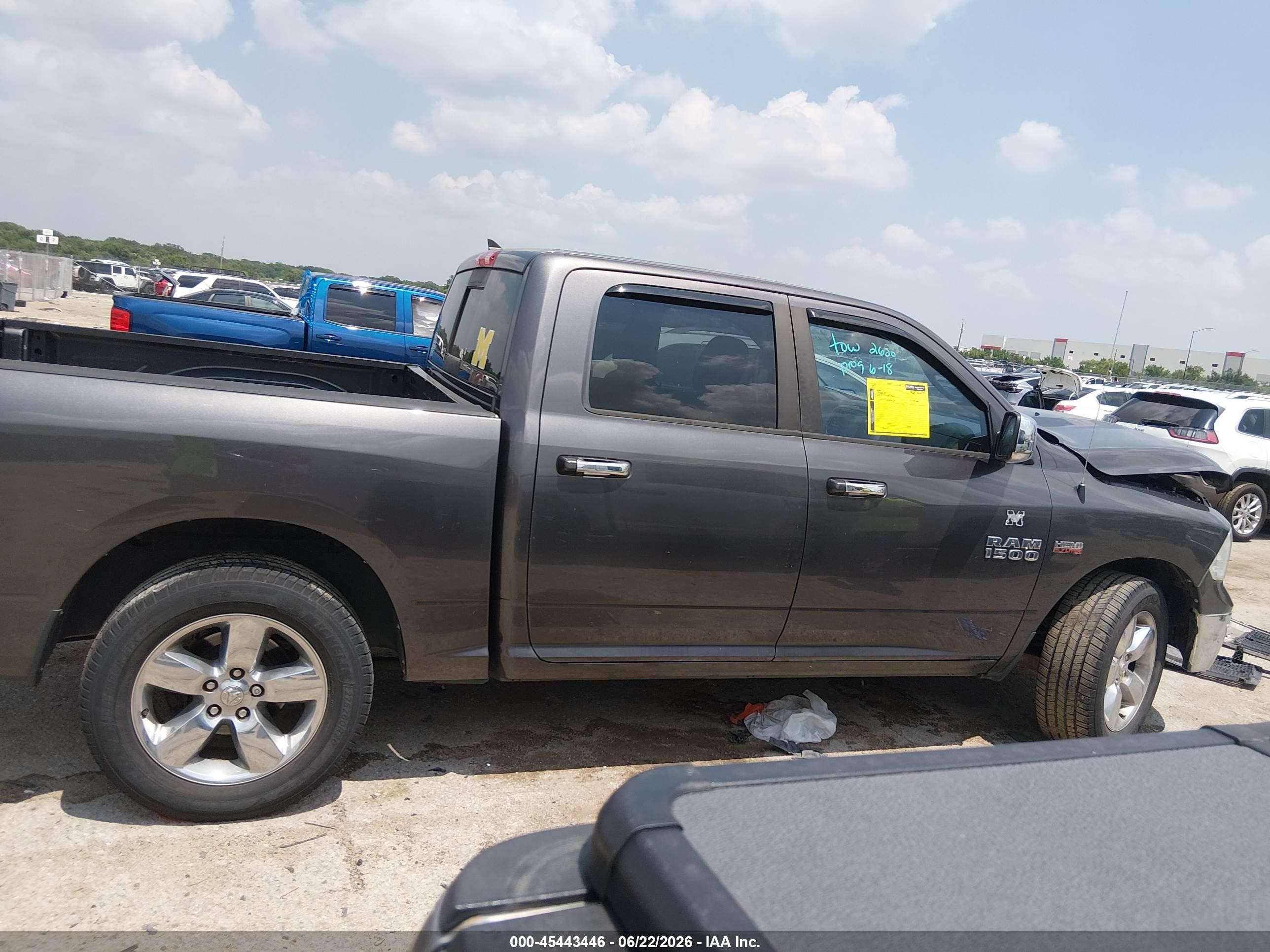 2015 Ram 1500 Lone Star Gray vin: 1C6RR6LTXFS623619
