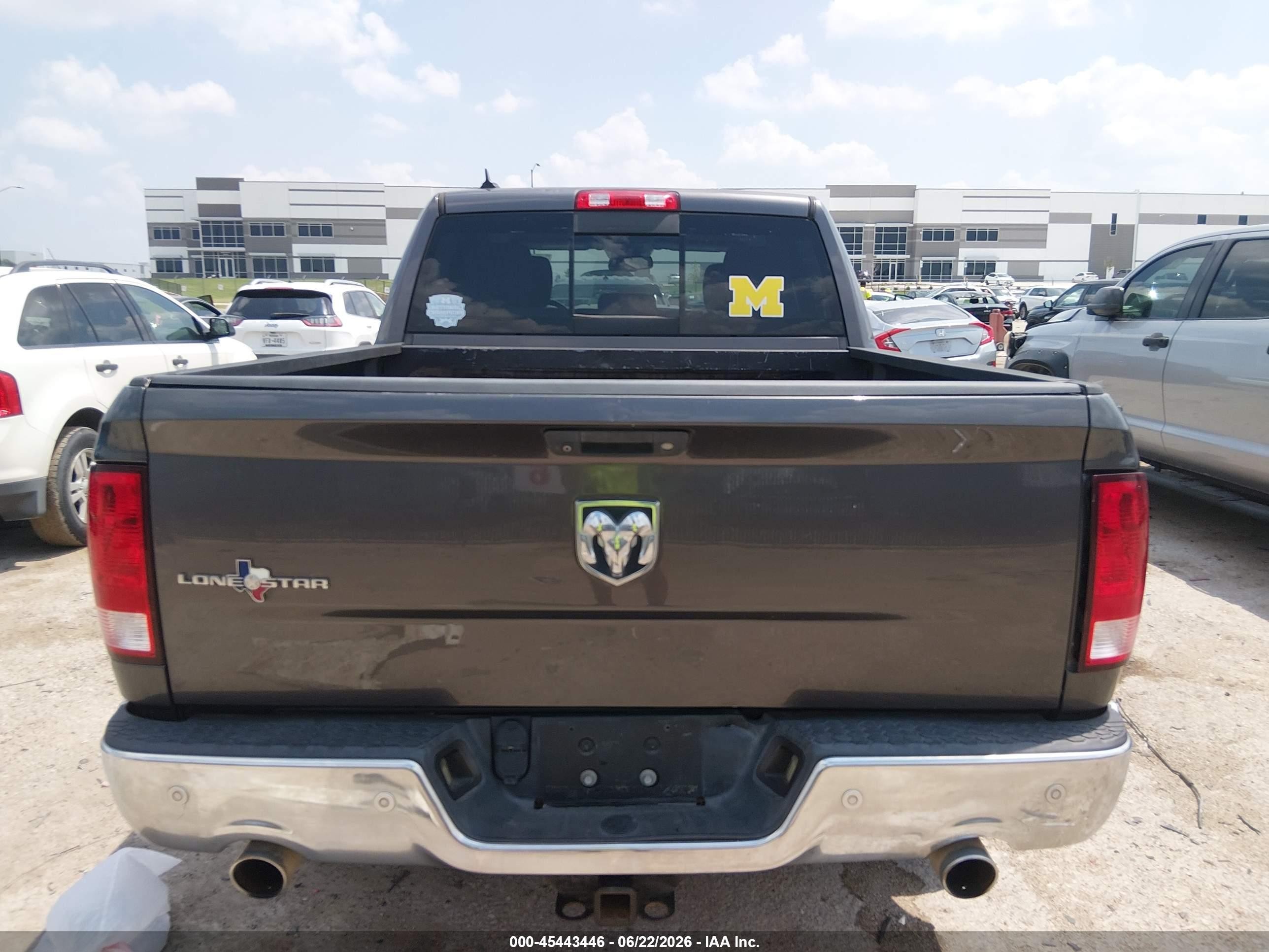 2015 Ram 1500 Lone Star Gray vin: 1C6RR6LTXFS623619