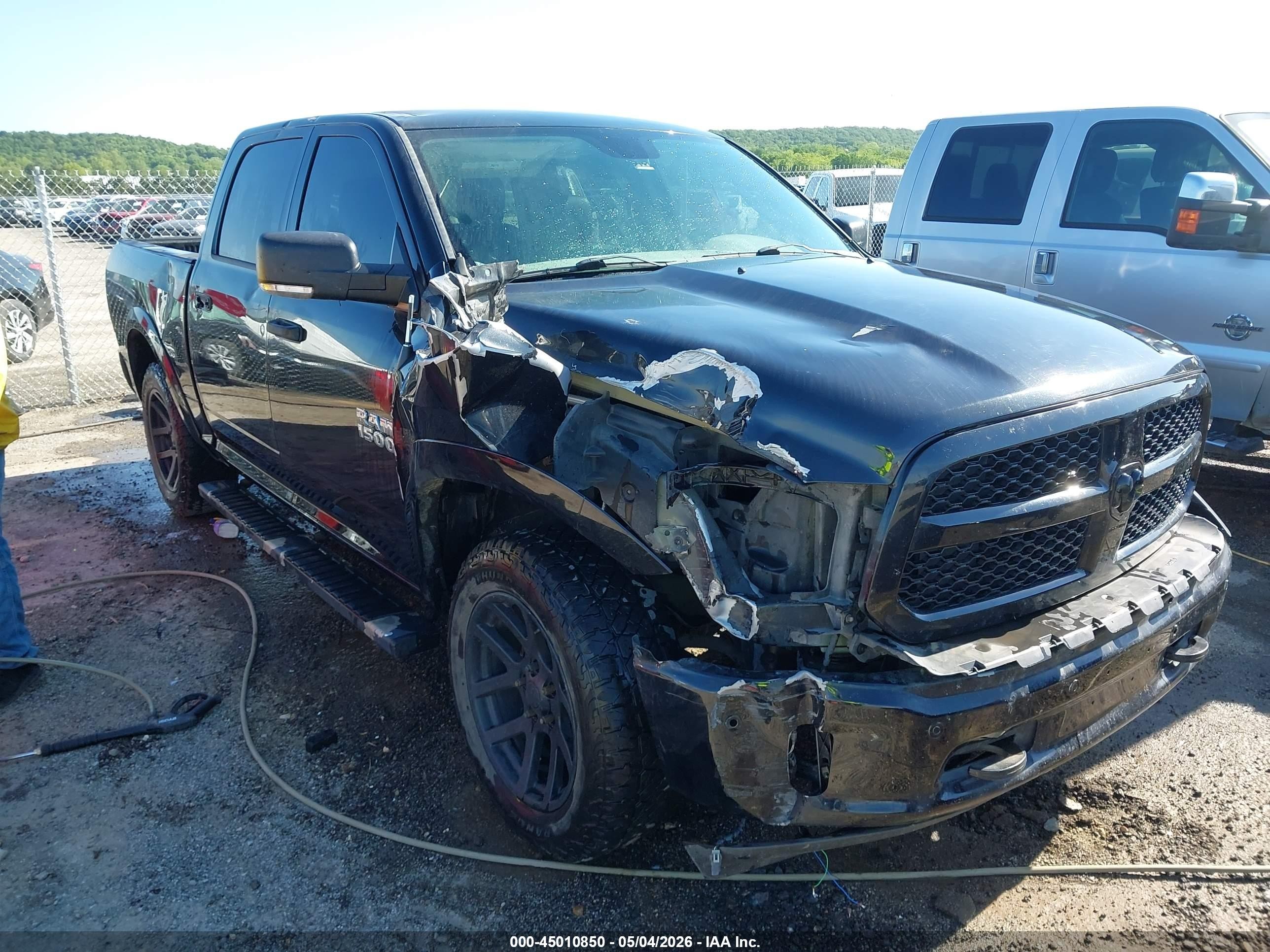 2015 Ram 1500 Outdoorsman Черный vin: 1C6RR6LTXFS630070