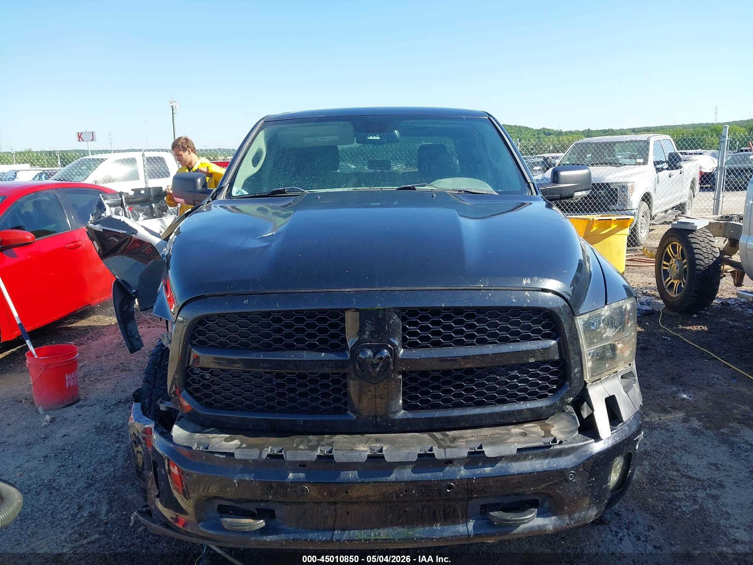 2015 Ram 1500 Outdoorsman Черный vin: 1C6RR6LTXFS630070