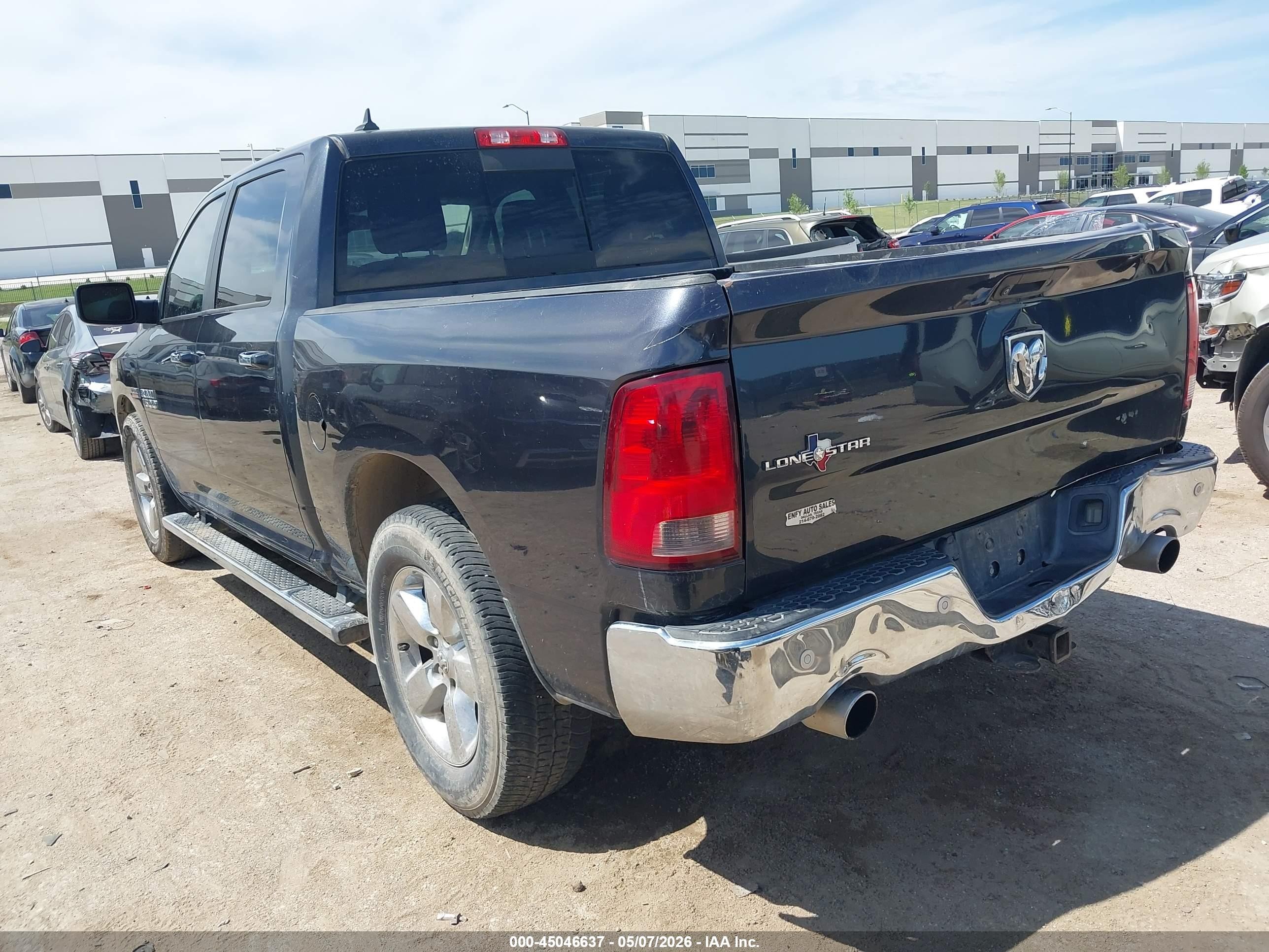 2015 Ram 1500 Lone Star Dark Blue vin: 1C6RR6LTXFS676482