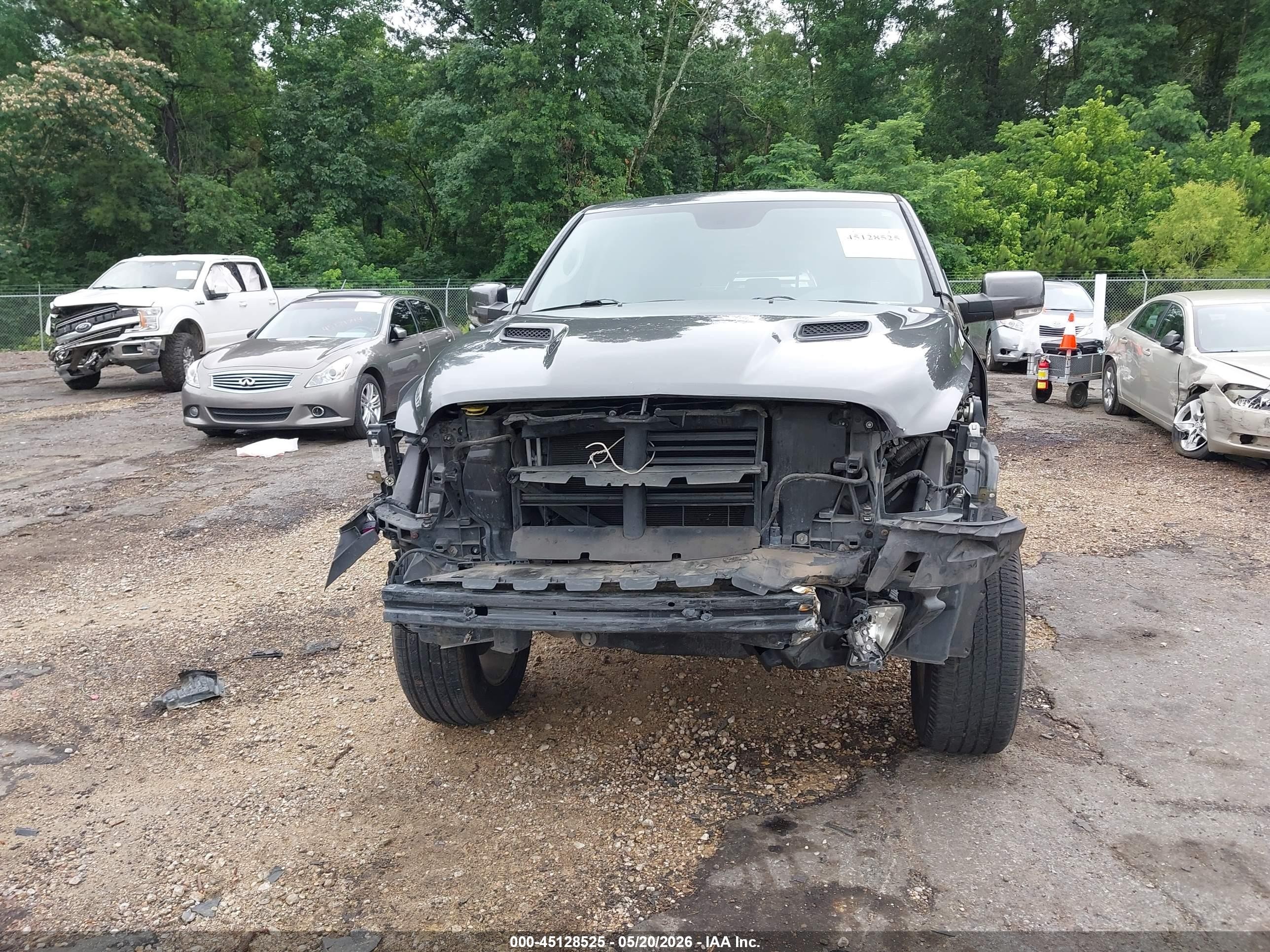 2015 Ram 1500 Sport Gray vin: 1C6RR6MT2FS605260