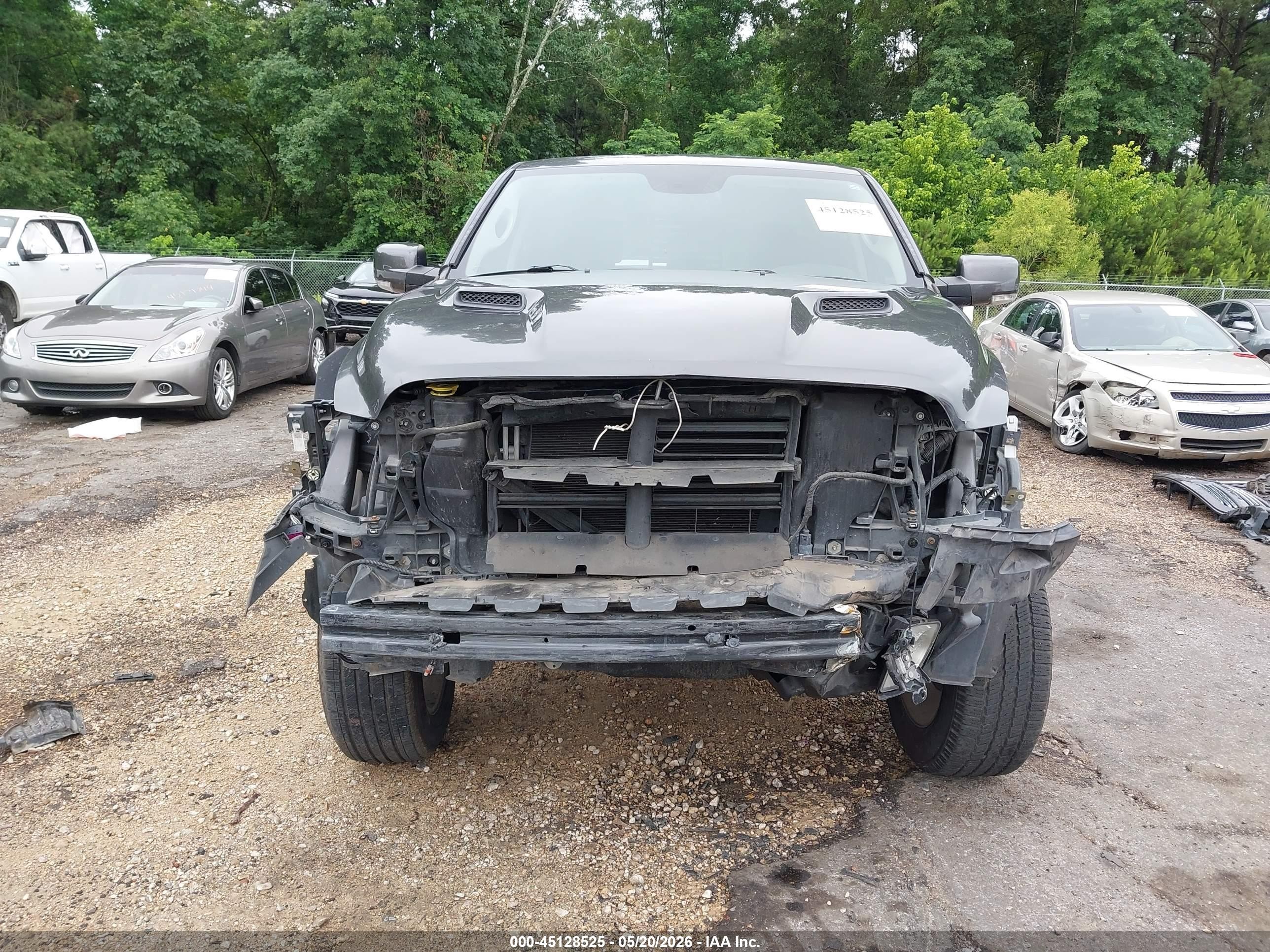 2015 Ram 1500 Sport Gray vin: 1C6RR6MT2FS605260