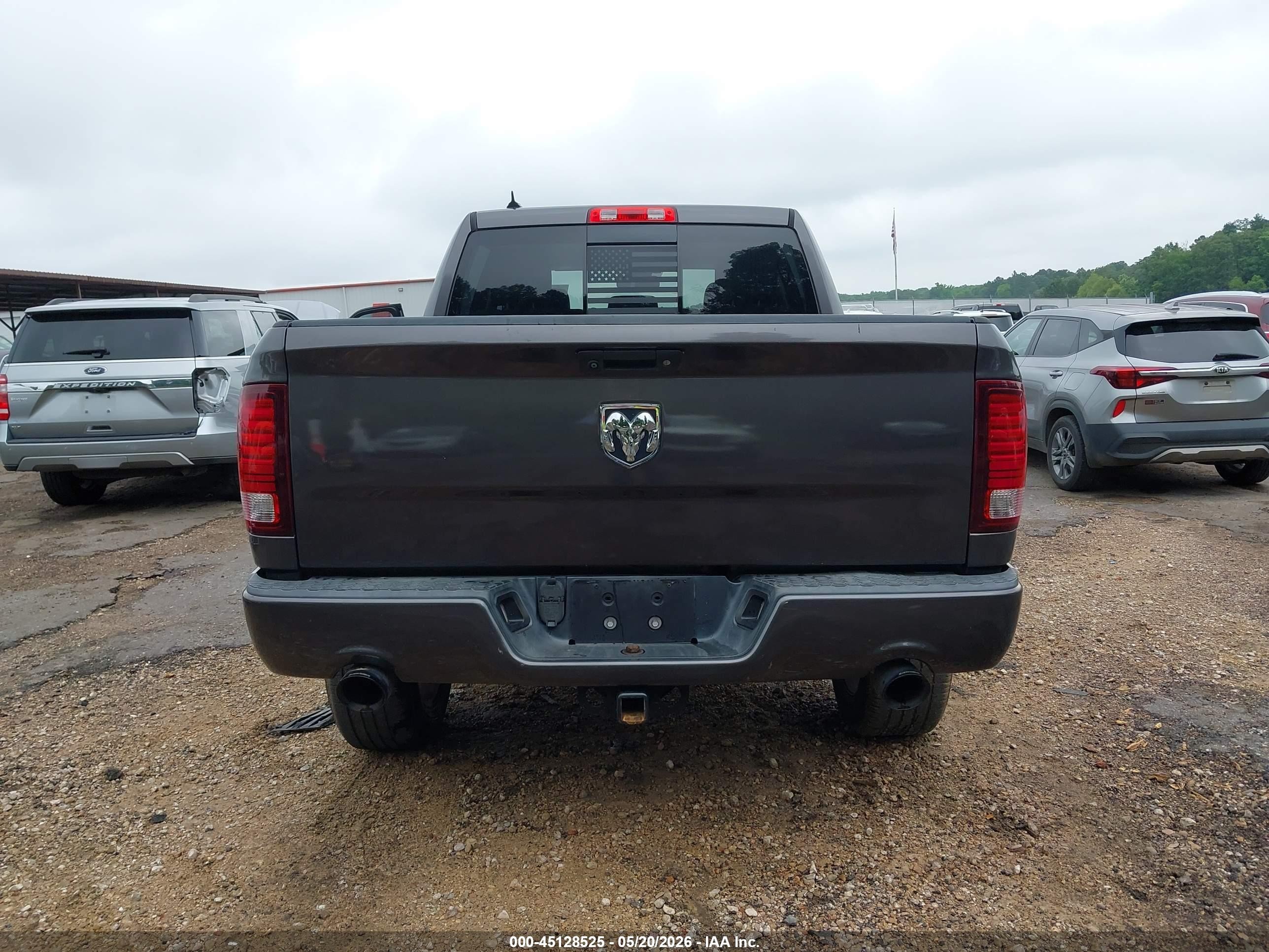 2015 Ram 1500 Sport Gray vin: 1C6RR6MT2FS605260