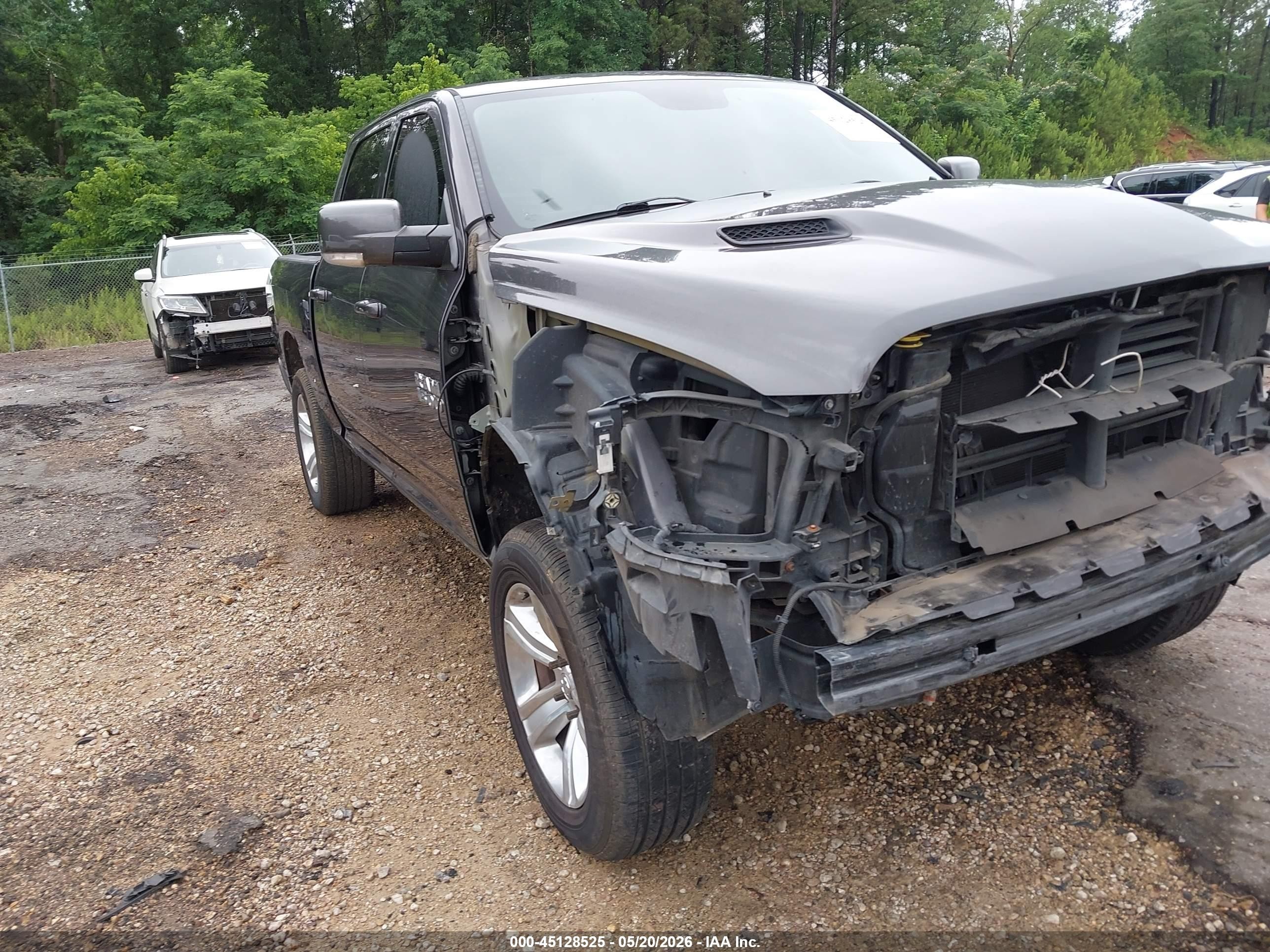 2015 Ram 1500 Sport Gray vin: 1C6RR6MT2FS605260