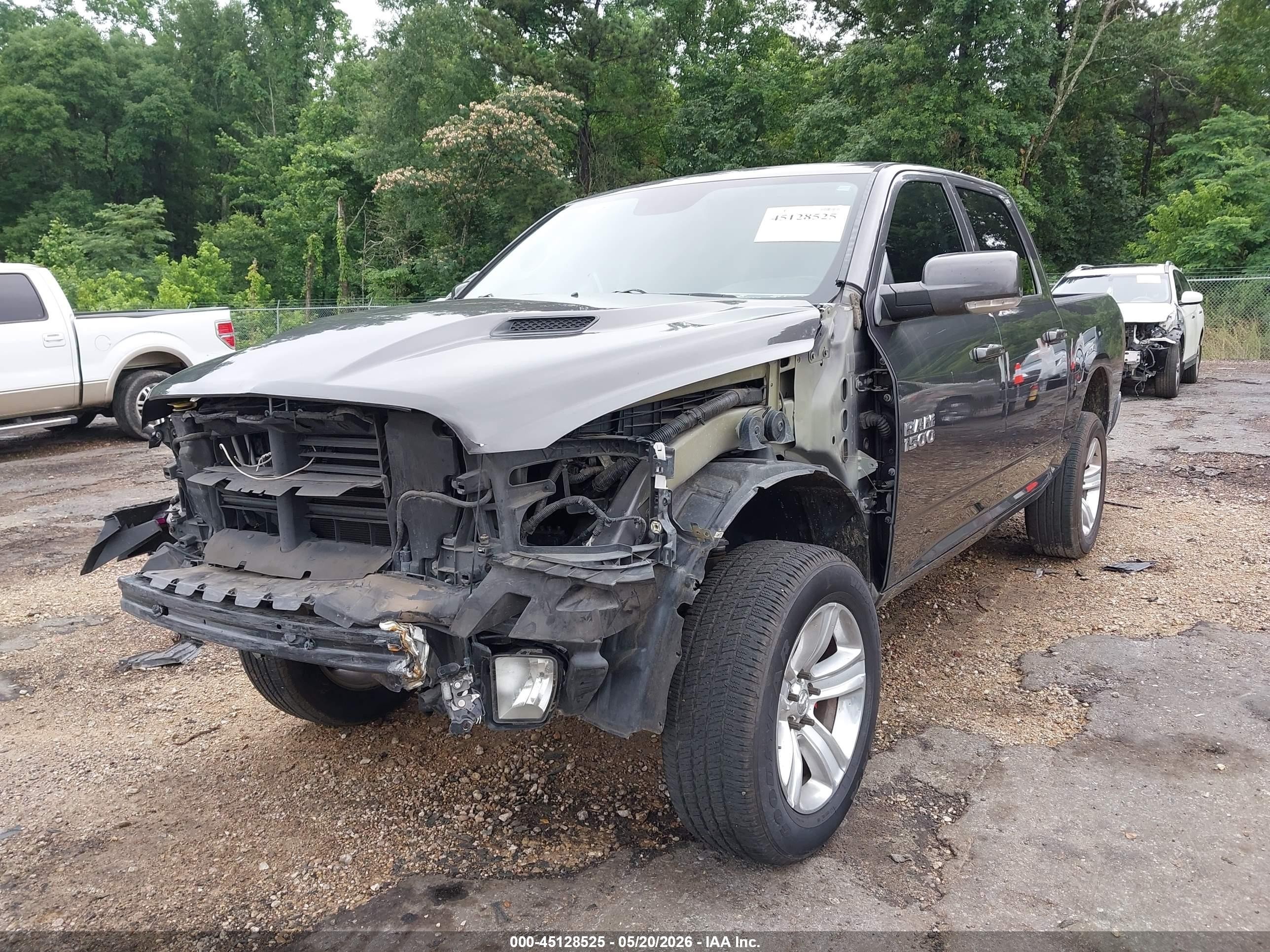 2015 Ram 1500 Sport Gray vin: 1C6RR6MT2FS605260