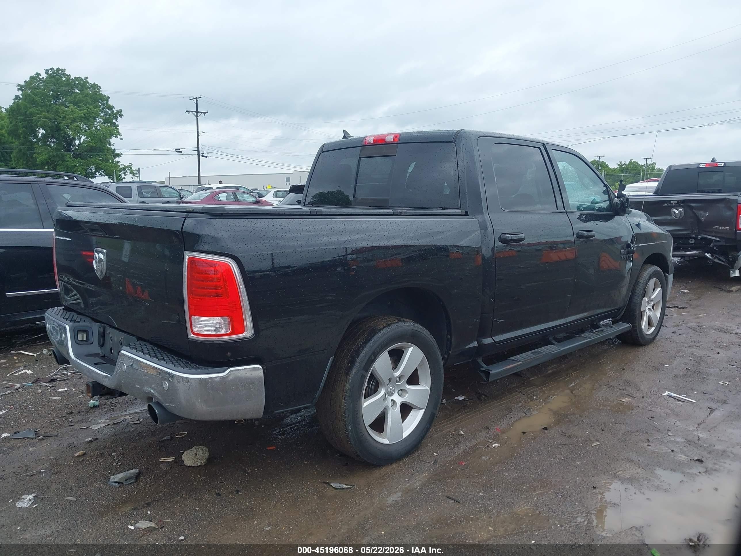 2013 Ram 1500 Sport Черный vin: 1C6RR6MT3DS556521